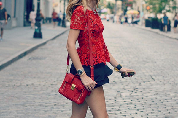 purse for red dress Totally forgot to post this yesterday  I was torn on which bag to pair  with this stunning red dress from @bibiere_. The rich brown @jacquemus or  the bold @aaboux black micro