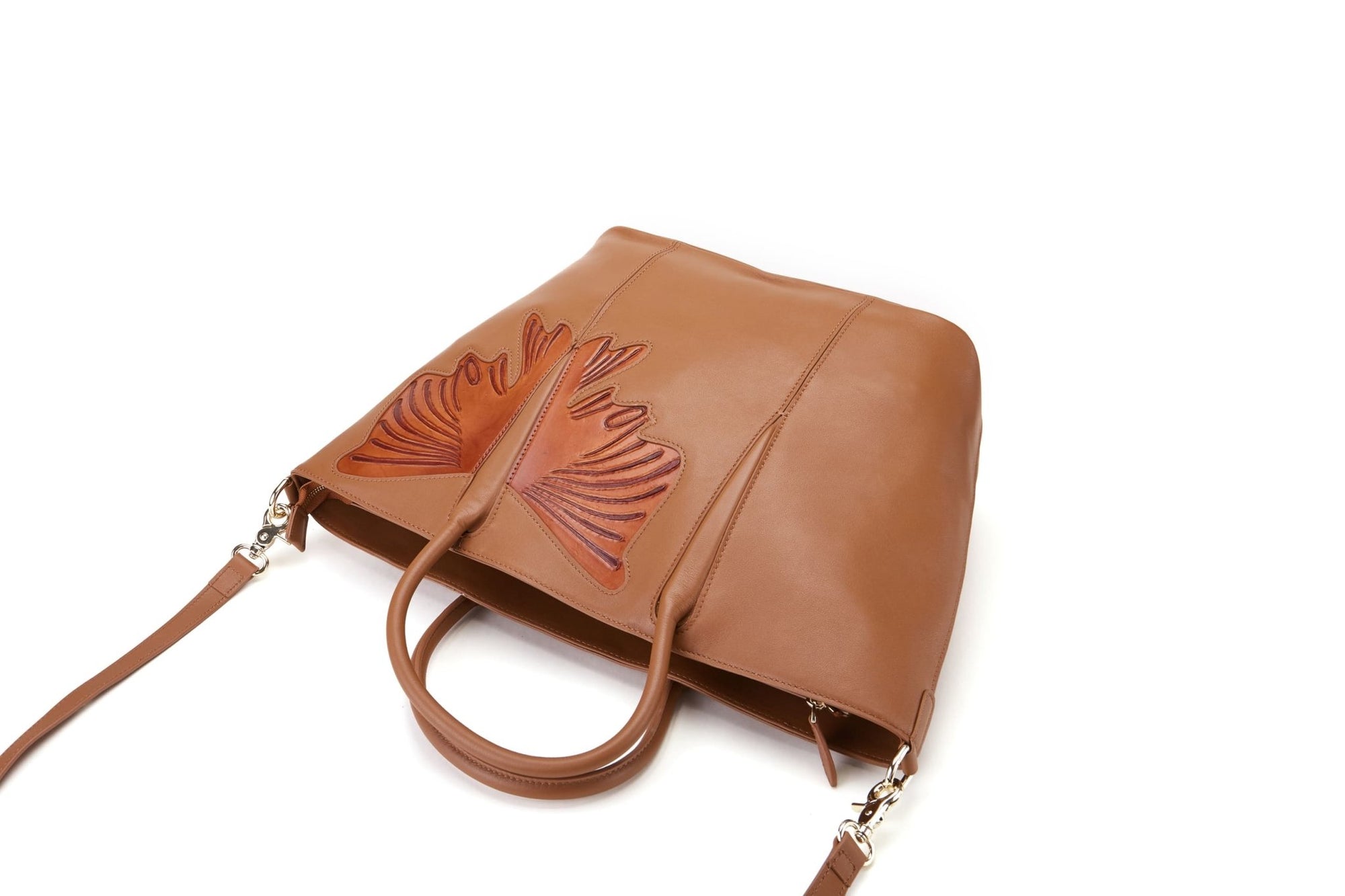 Unique Purses Butterfly Brown Top Handle - Bellorita