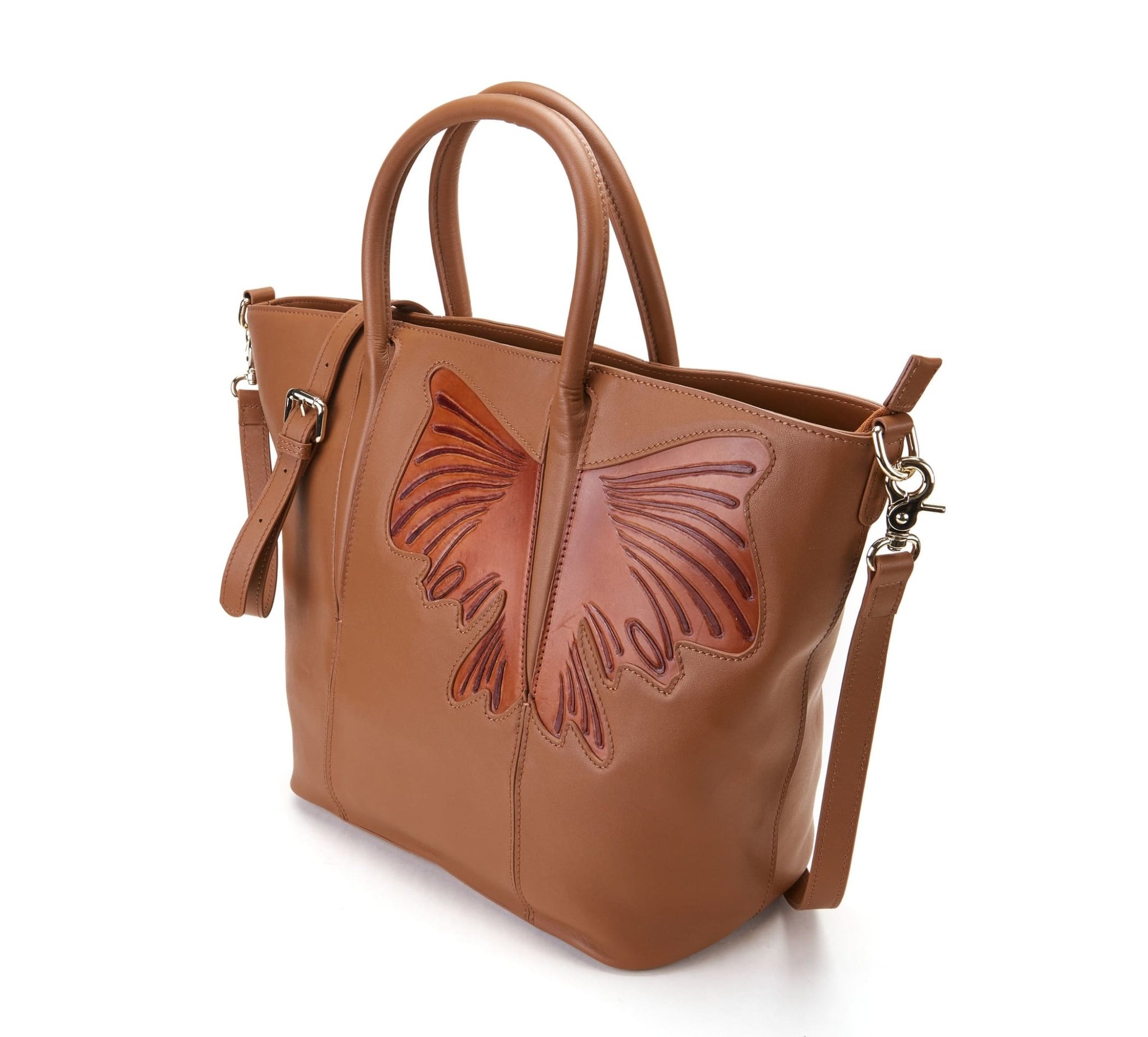 Unique Purses Butterfly Brown Top Handle - Bellorita