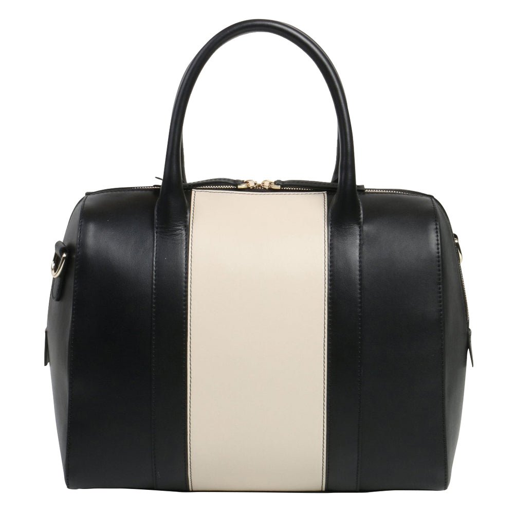 Calligraphy Satchel Black
