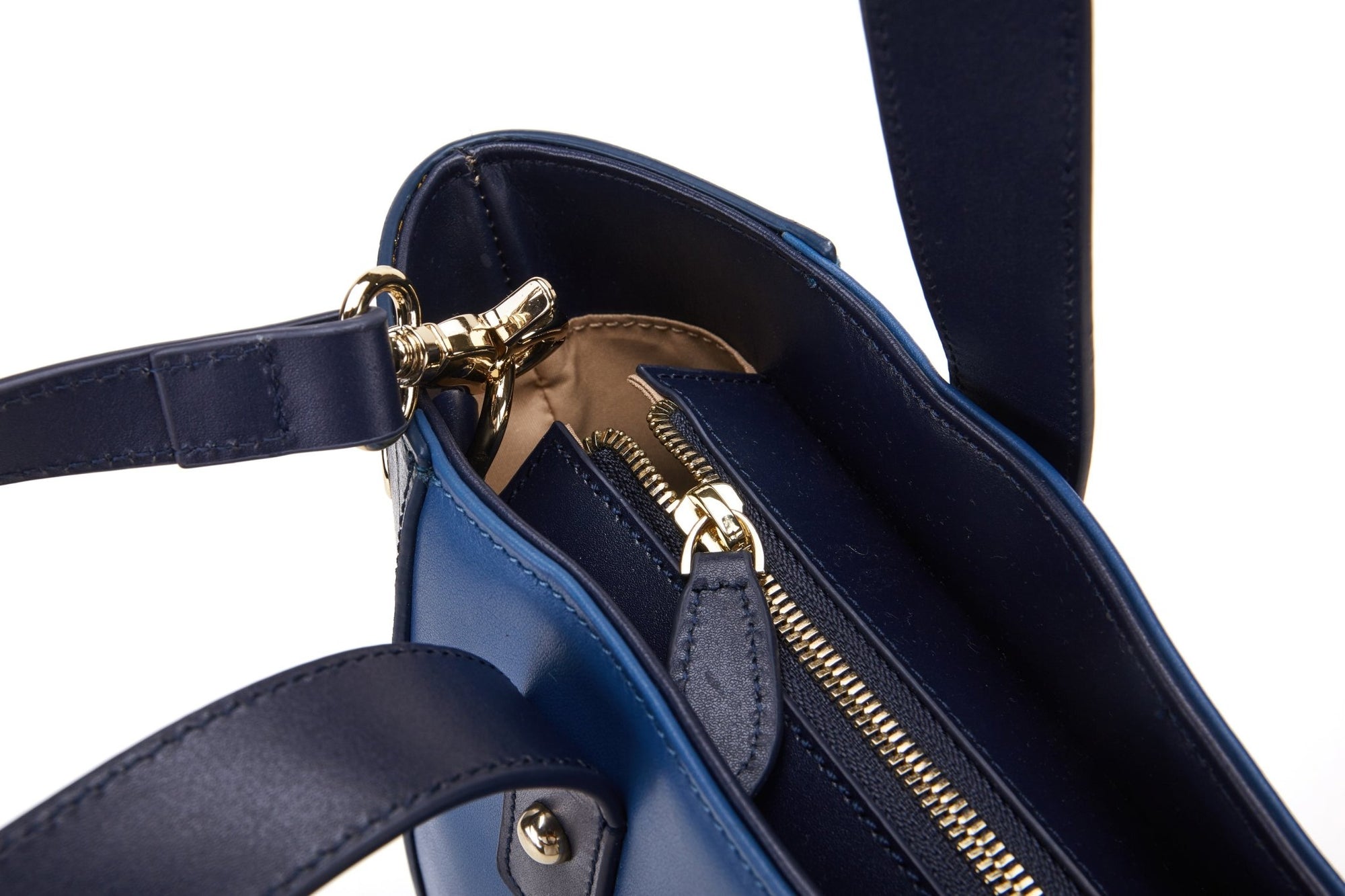 Unique Purses Carp Blue Top Handle - Bellorita
