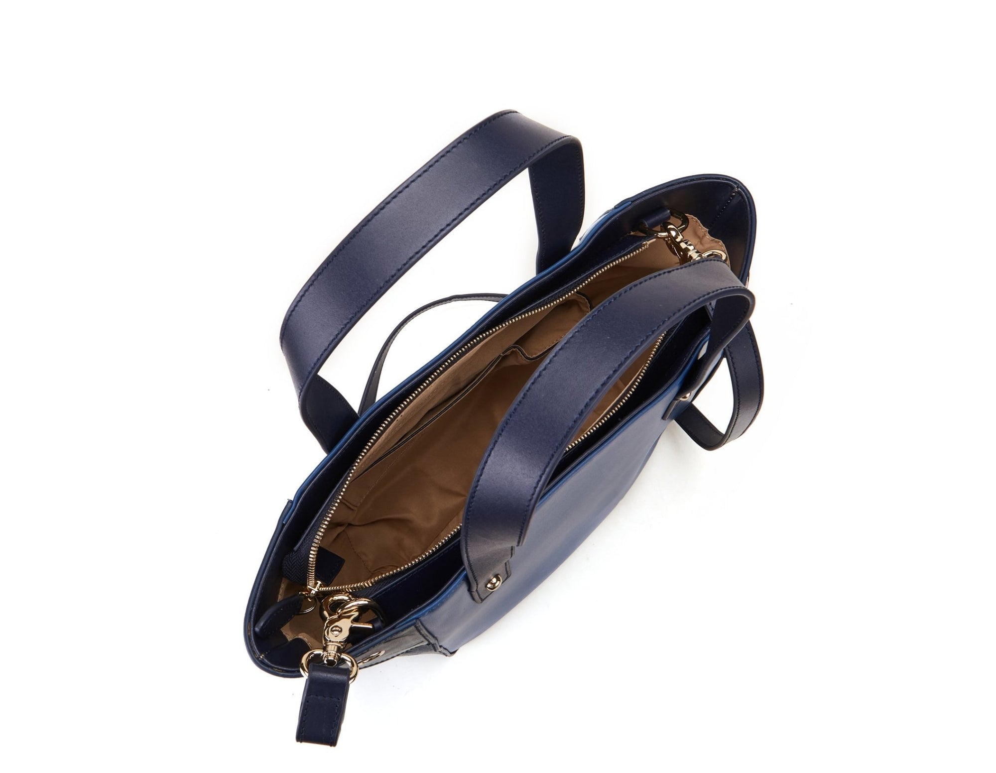 Unique Purses Carp Blue Top Handle - Bellorita