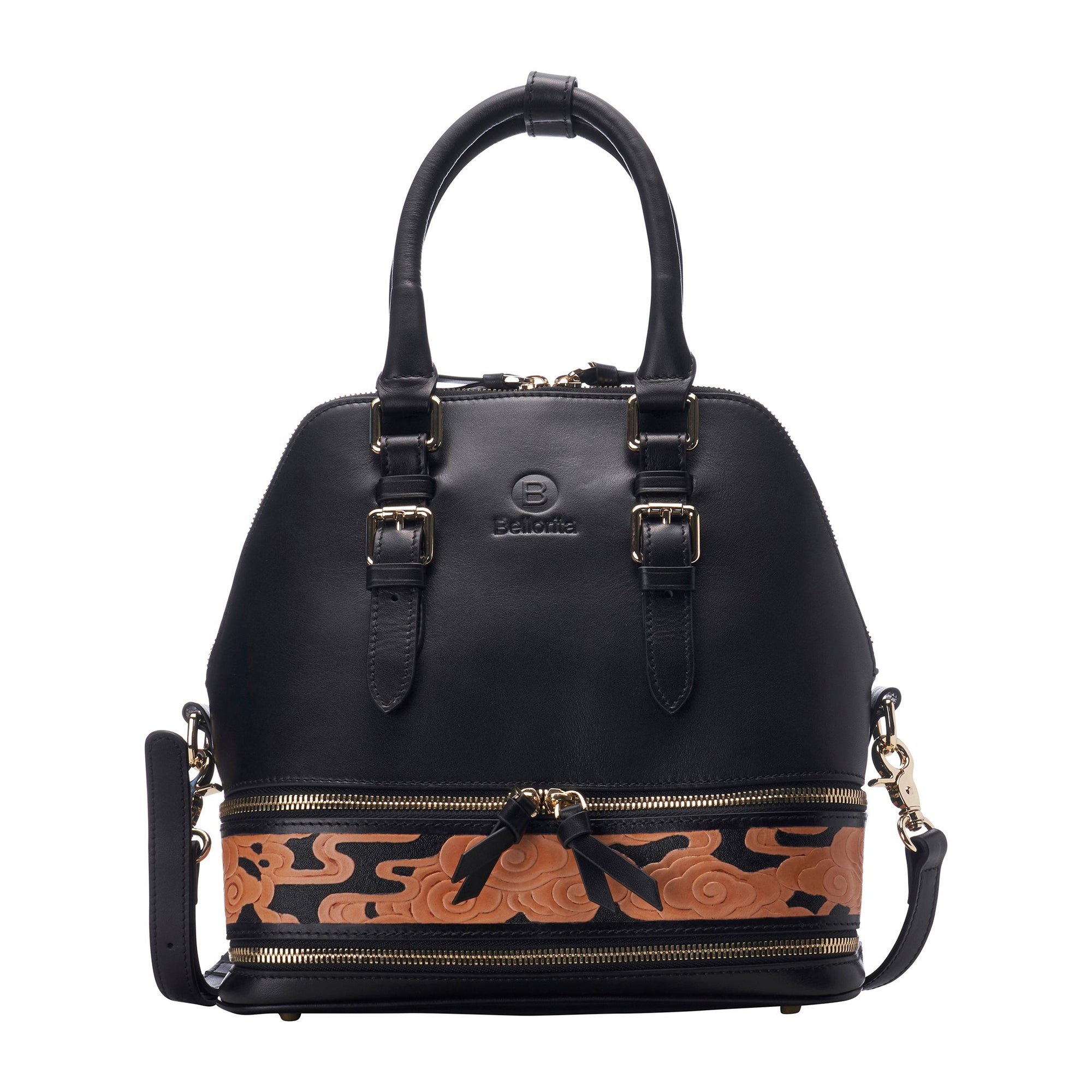 Cloud Small Black Satchel