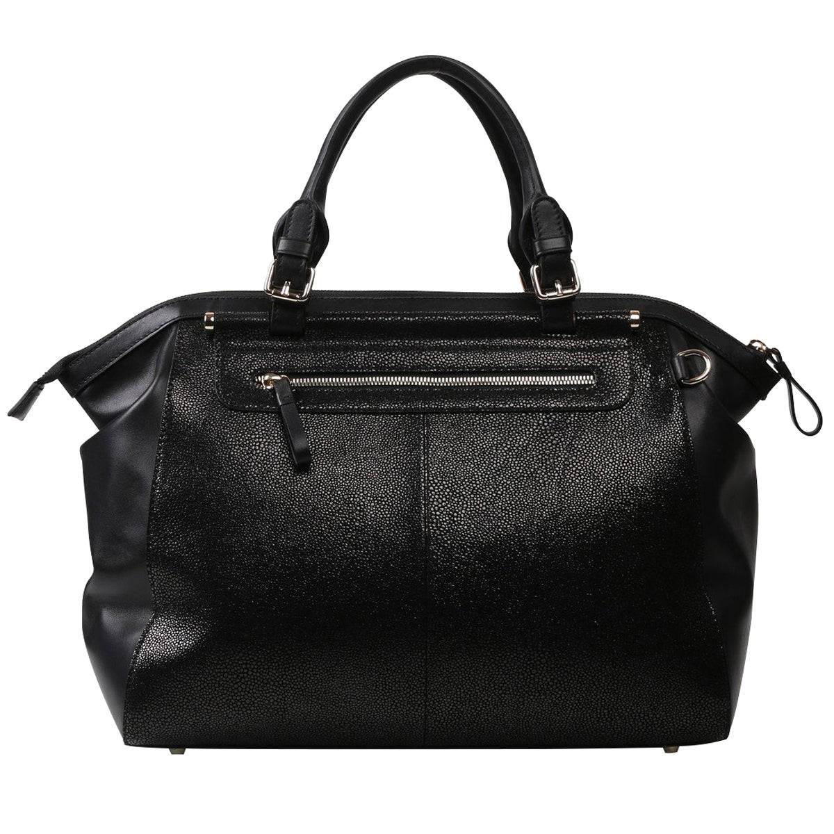 Unique Purses Koi Large Black Satchel - Bellorita