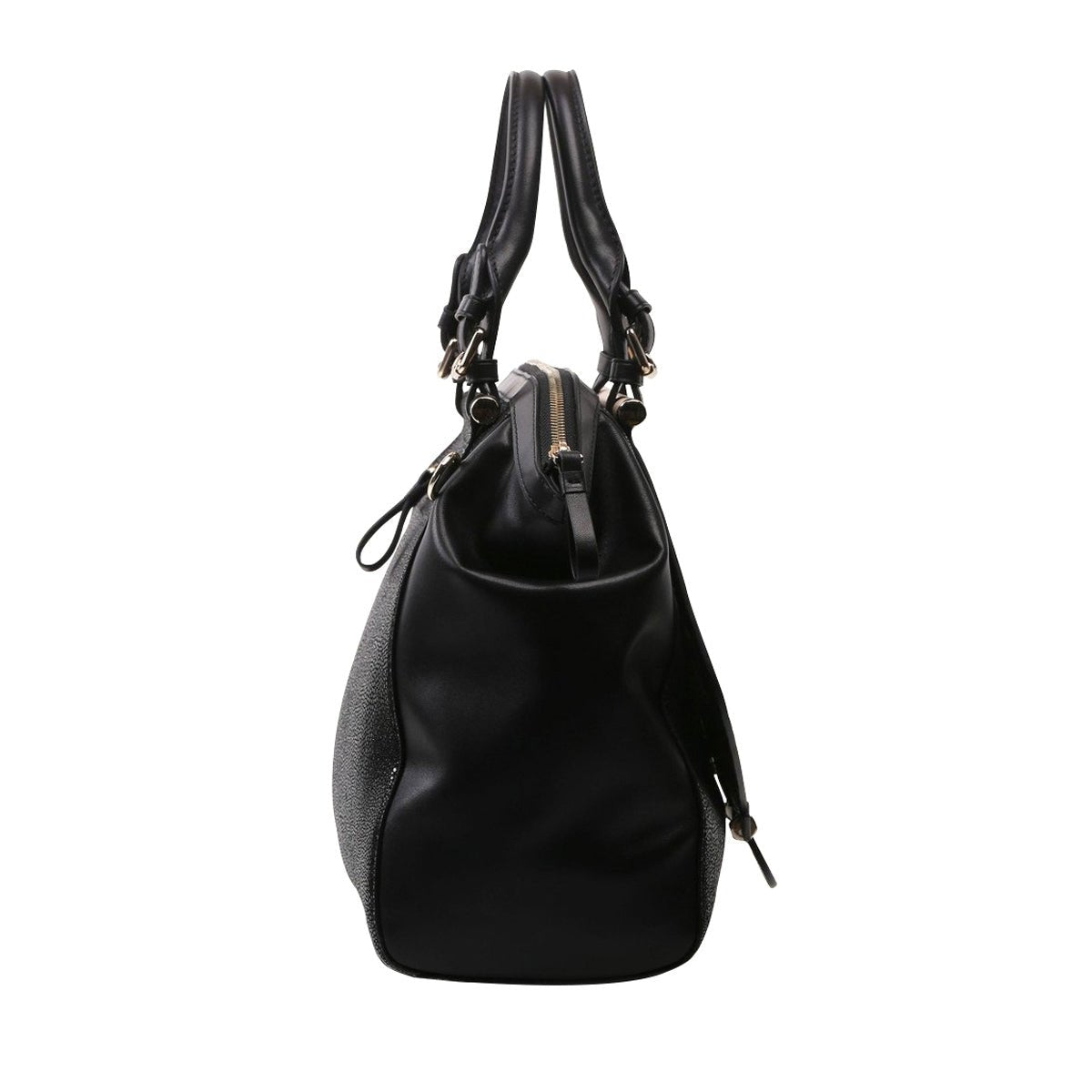 Unique Purses Koi Large Black Satchel - Bellorita