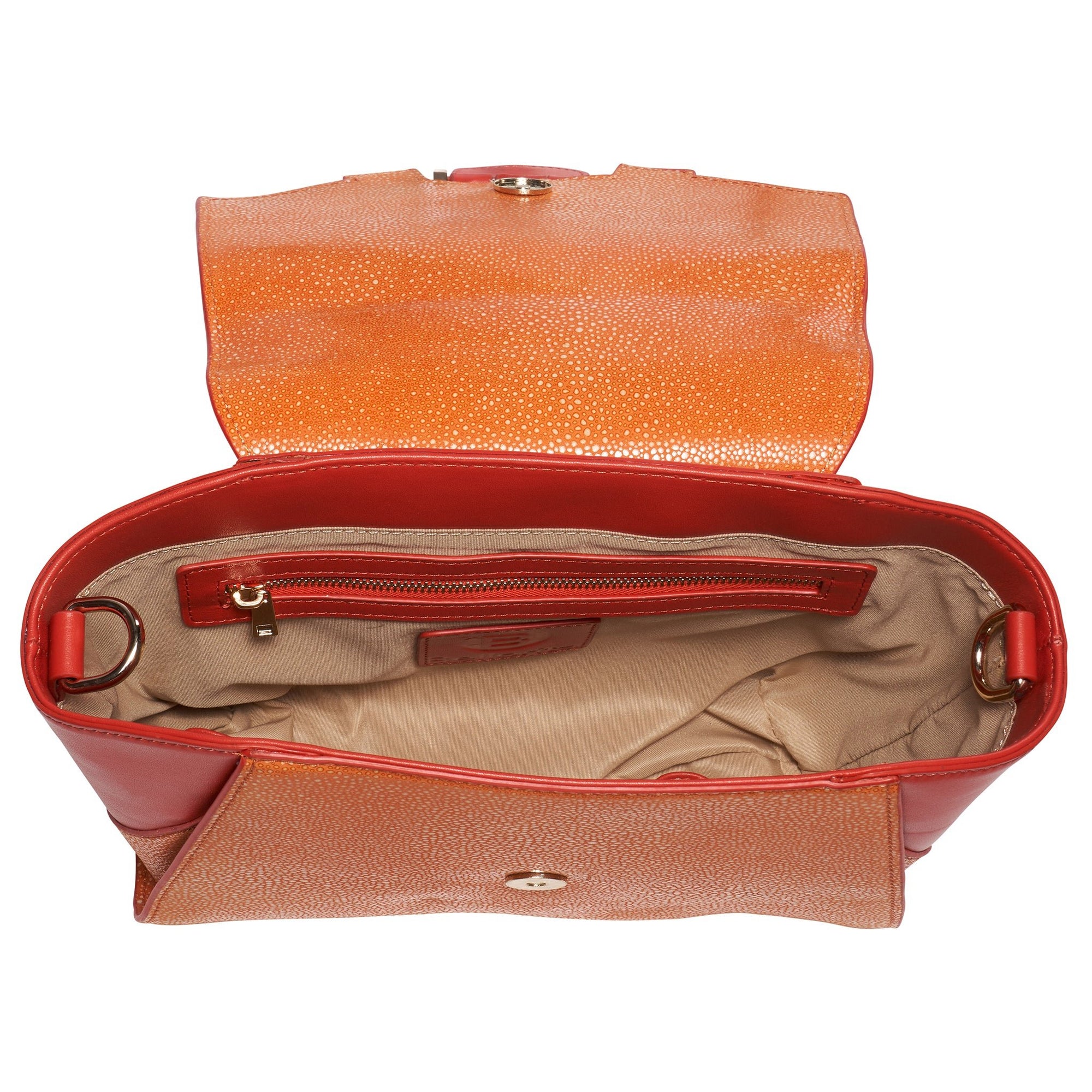 Unique Purses Koi Small Orange Satchel - Bellorita