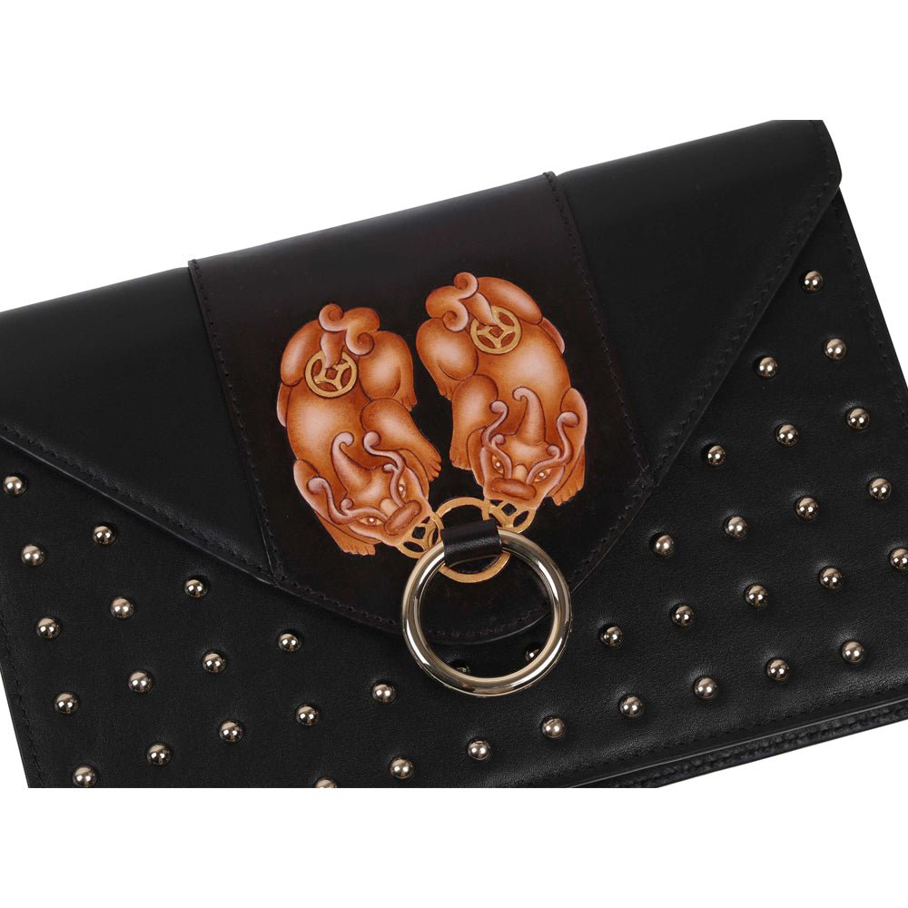 Unique Purses PX (PiXiu) Black Crossbody Clutch - Bellorita