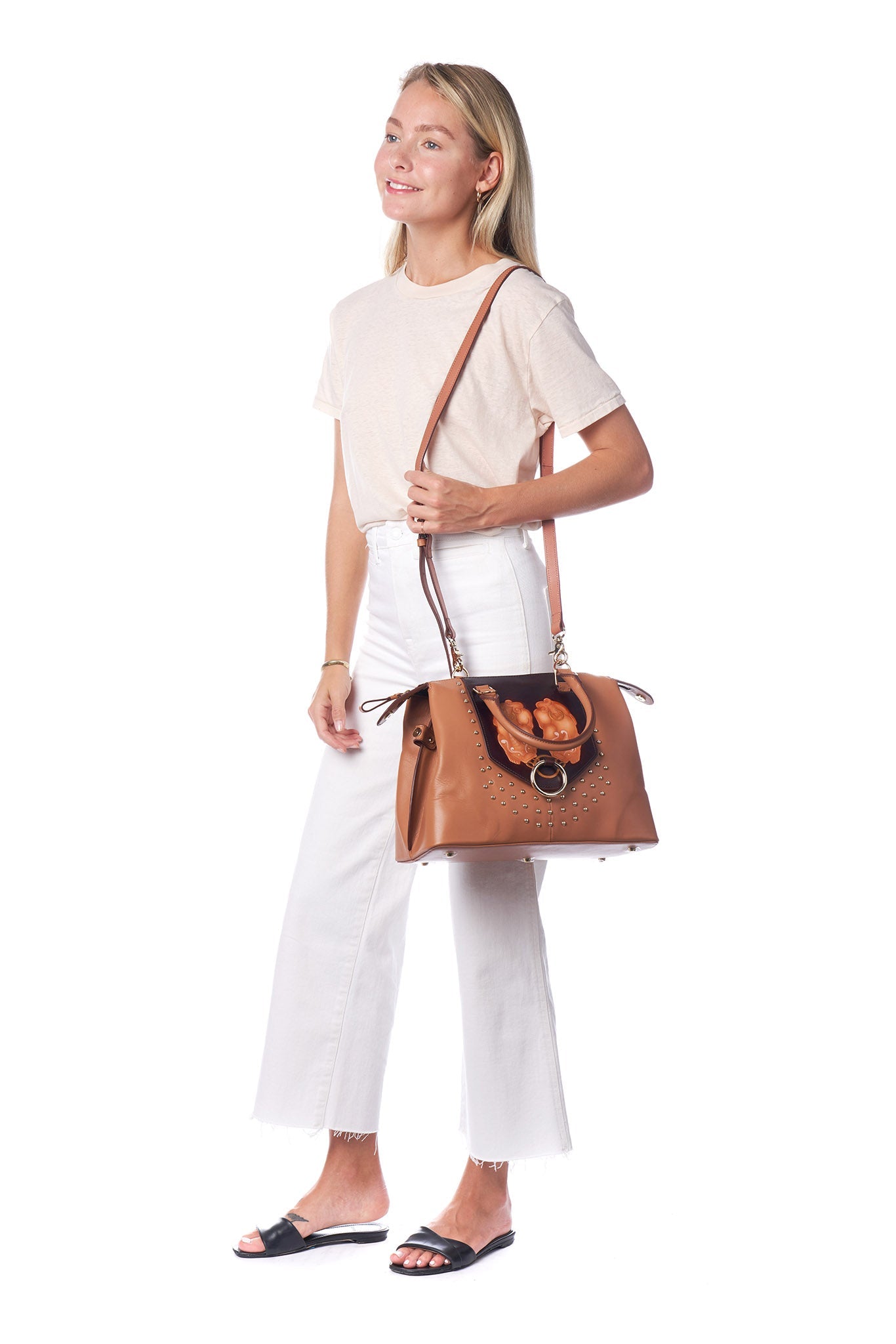 Unique Purses PX (PiXiu) Small Brown Satchel - Bellorita