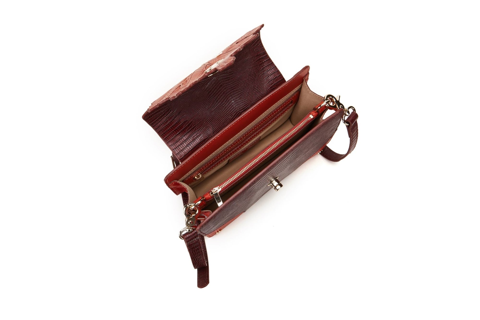 Unique Purses Sycamore Red Crossbody - Bellorita