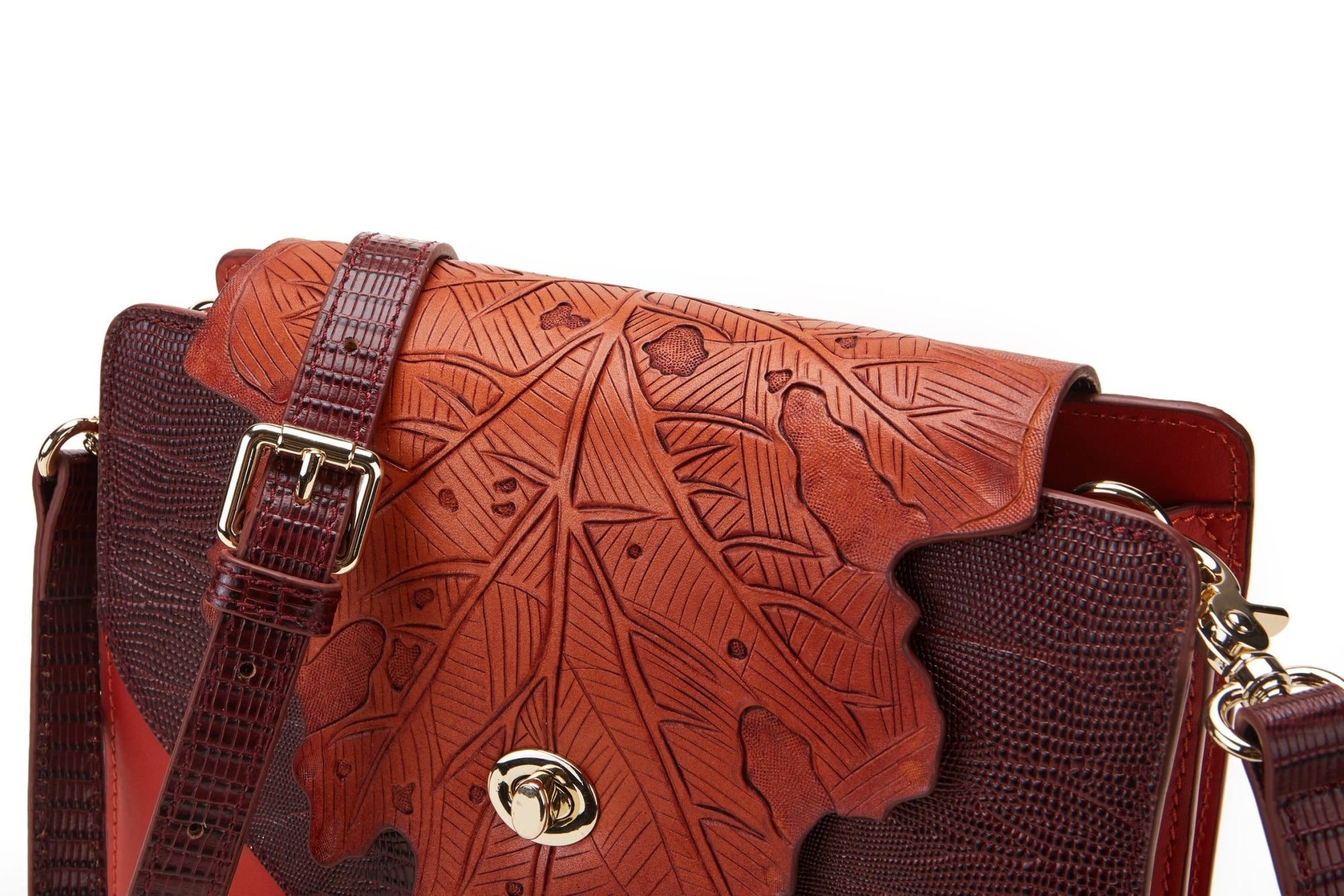 Unique Purses Sycamore Red Crossbody - Bellorita