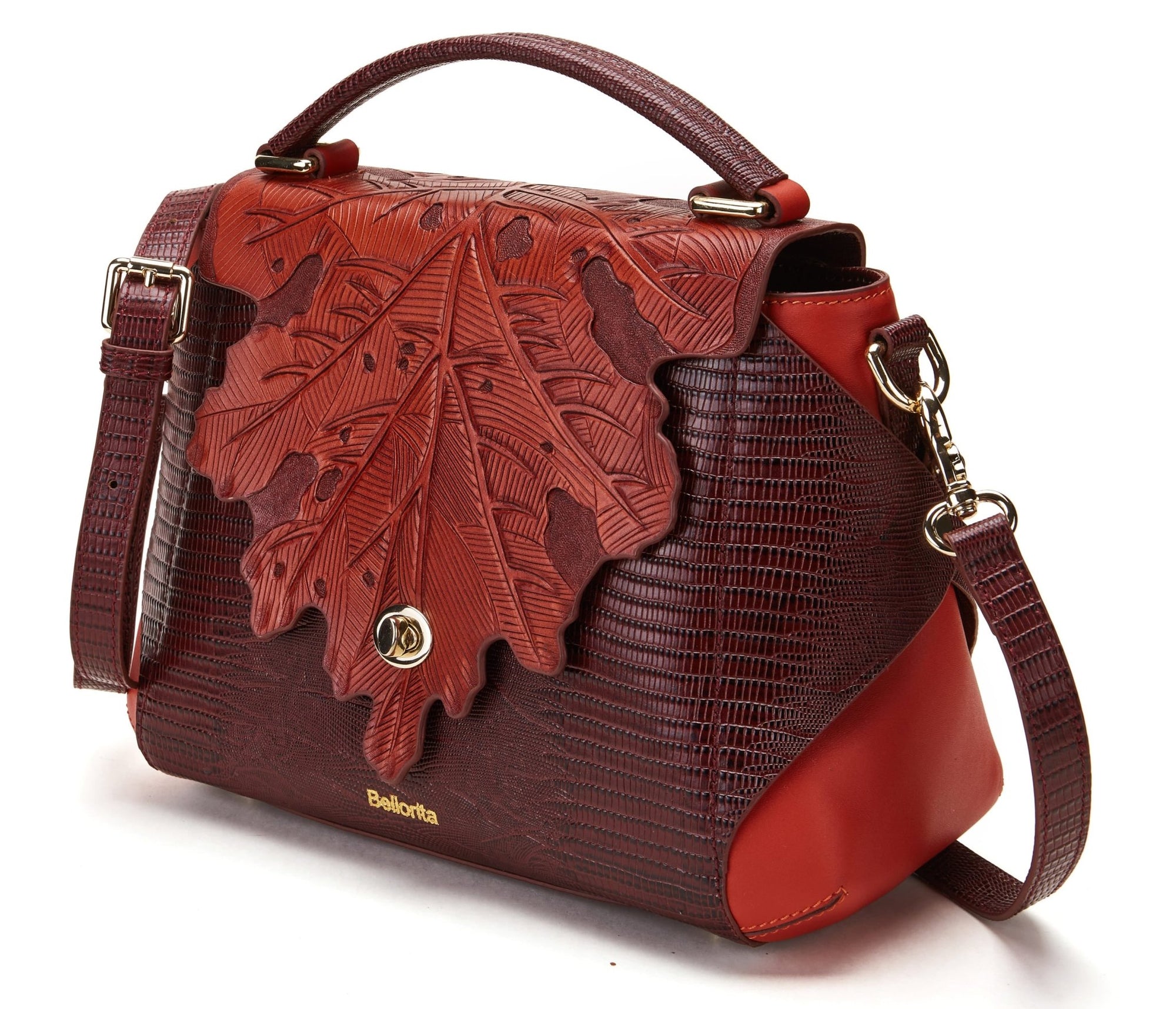 Unique Purses Sycamore Red Satchel - Bellorita