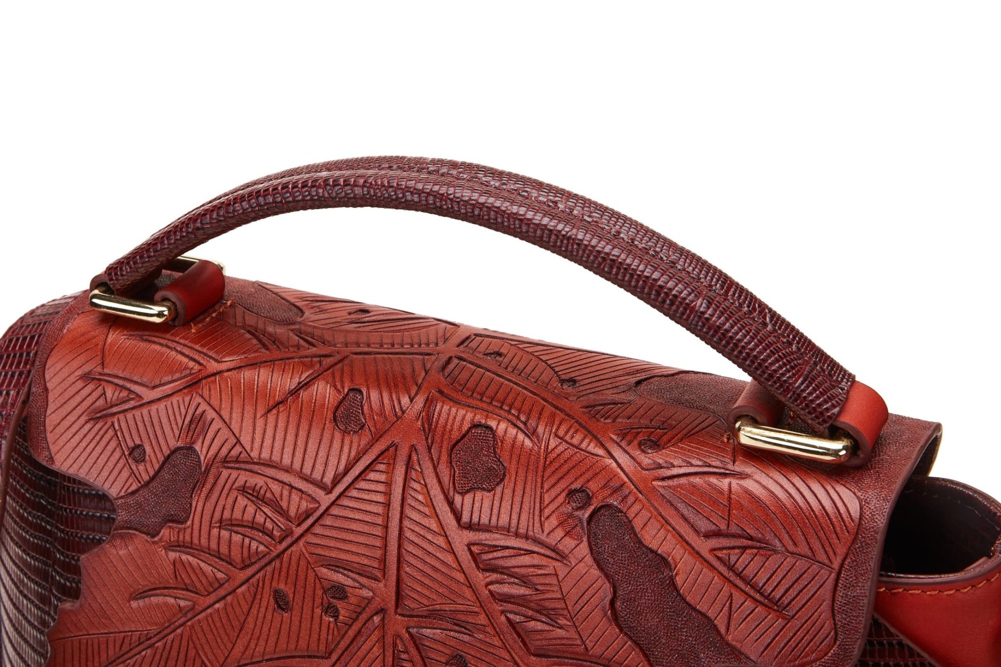 Unique Purses Sycamore Red Satchel - Bellorita