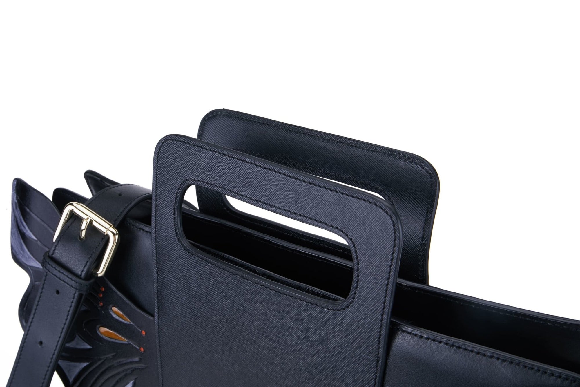 Unique Purses Wings Black Crossbody - Bellorita