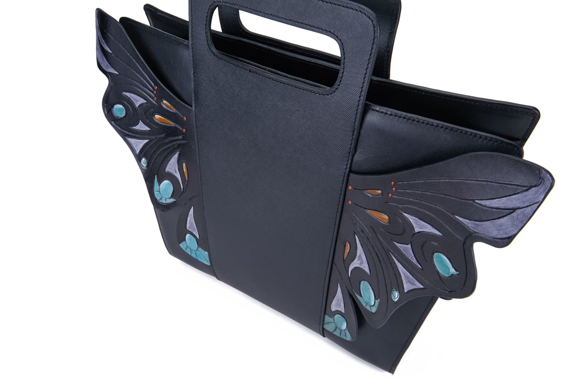 Unique Purses Wings Black Crossbody - Bellorita