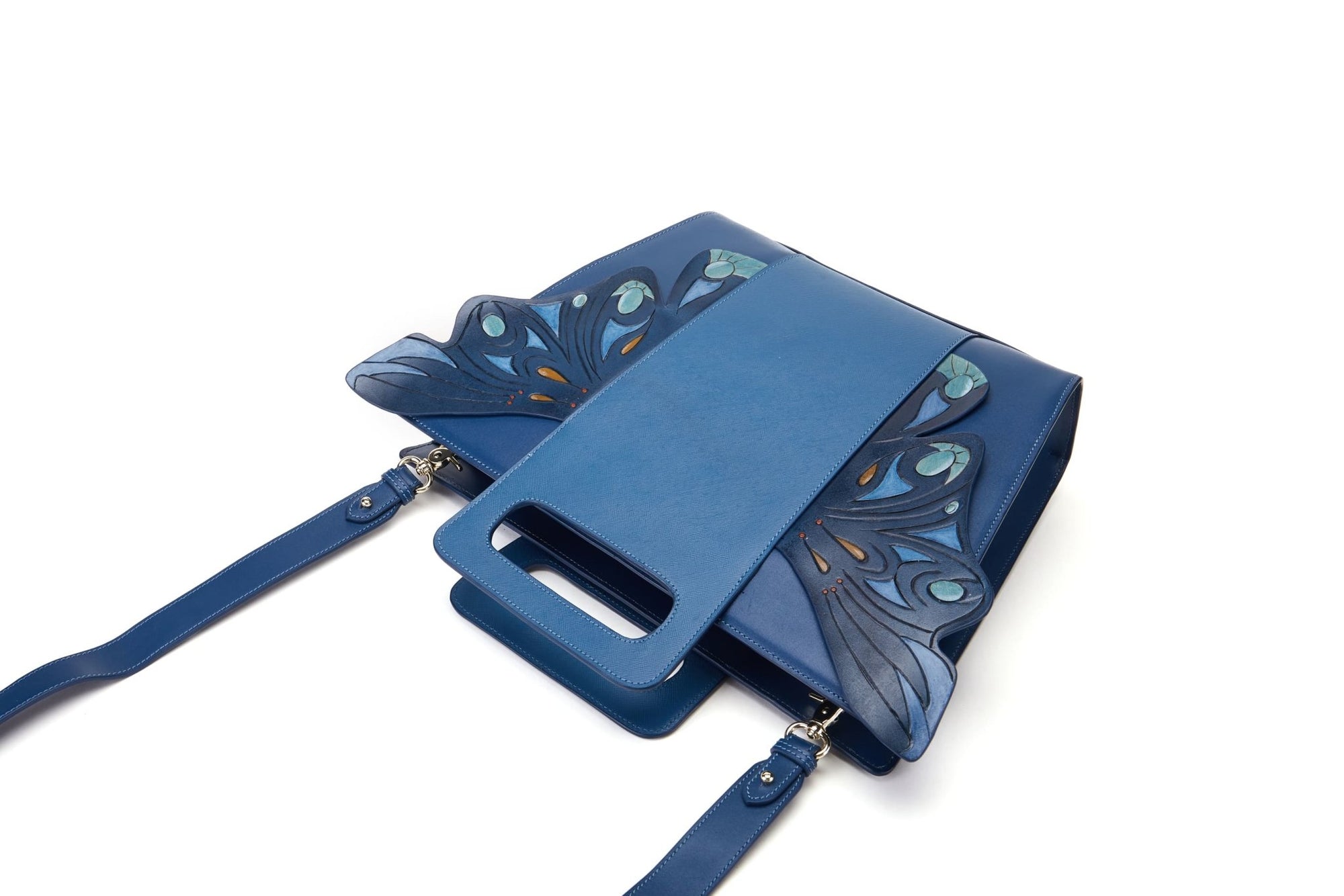 Unique Purses Wings Blue Crossbody - Bellorita