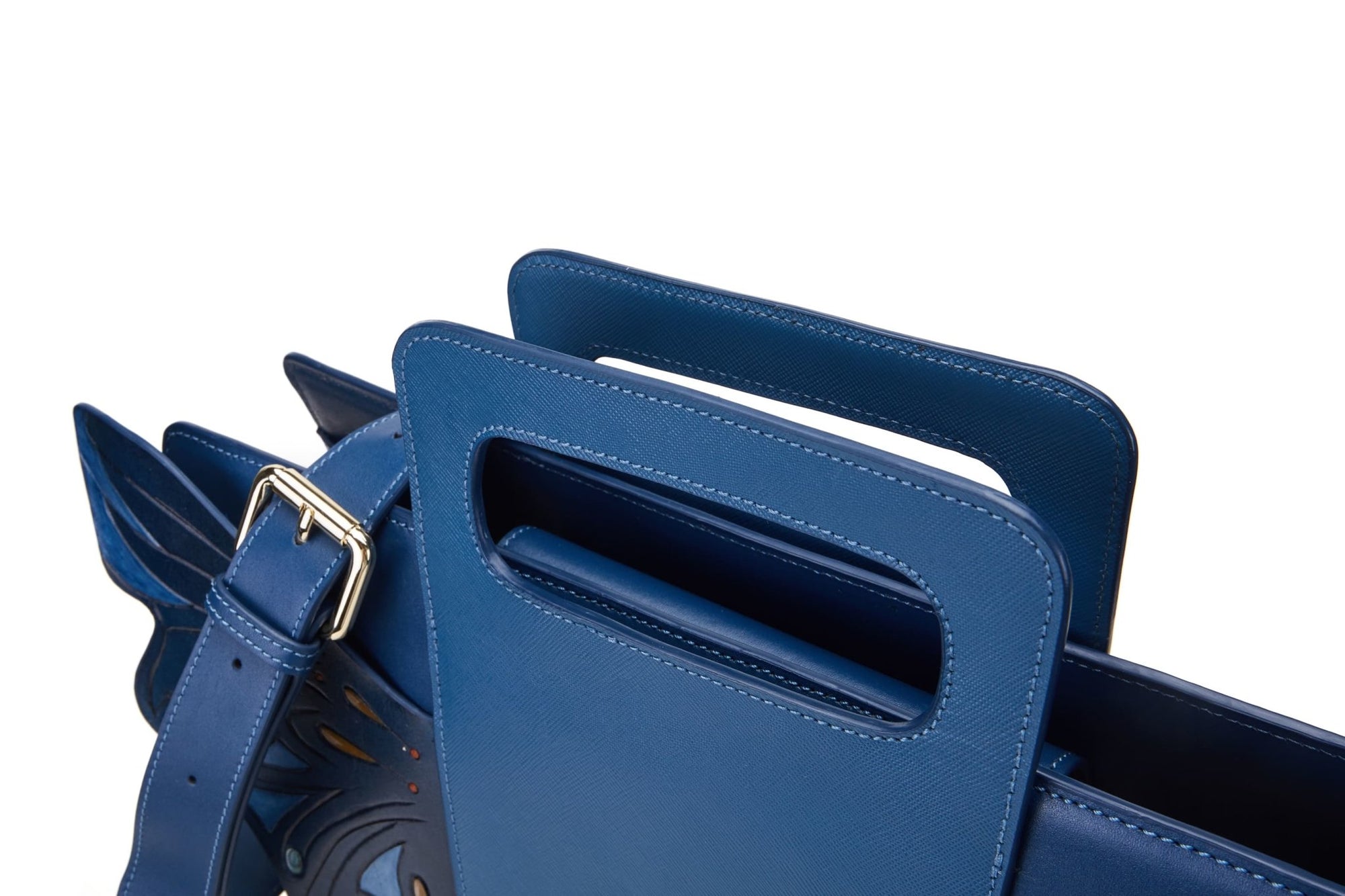 Unique Purses Wings Blue Crossbody - Bellorita