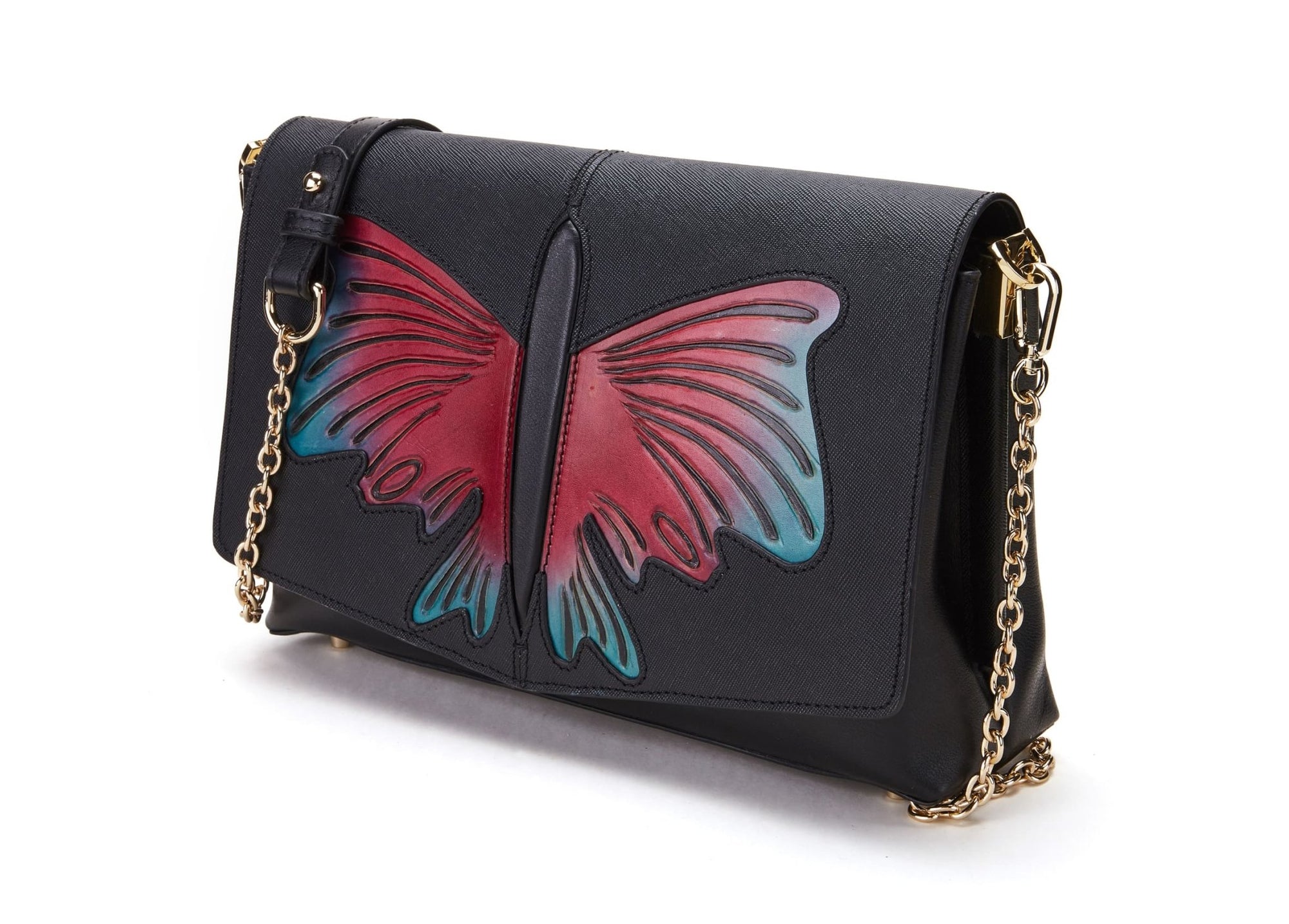 Unique Purses Butterfly Black Crossbody - Bellorita
