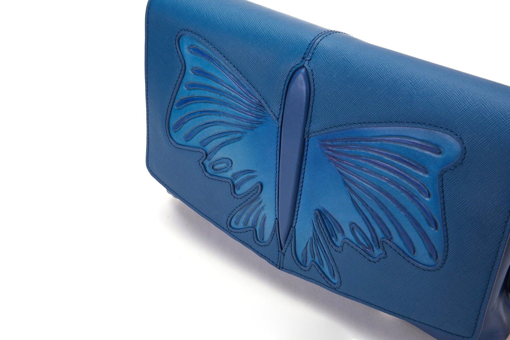 Unique Purses Butterfly Blue Crossbody - Bellorita