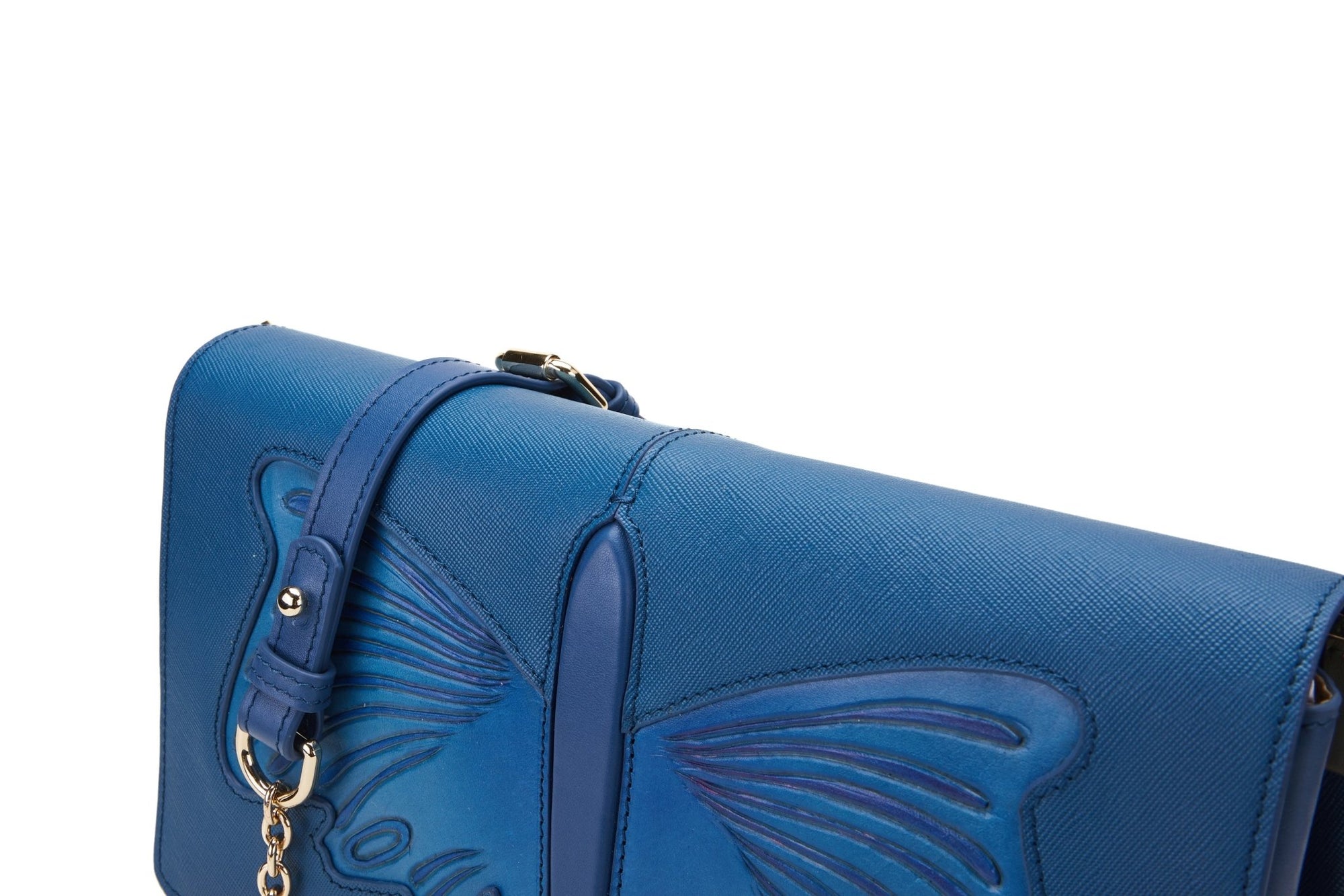 Unique Purses Butterfly Blue Crossbody - Bellorita
