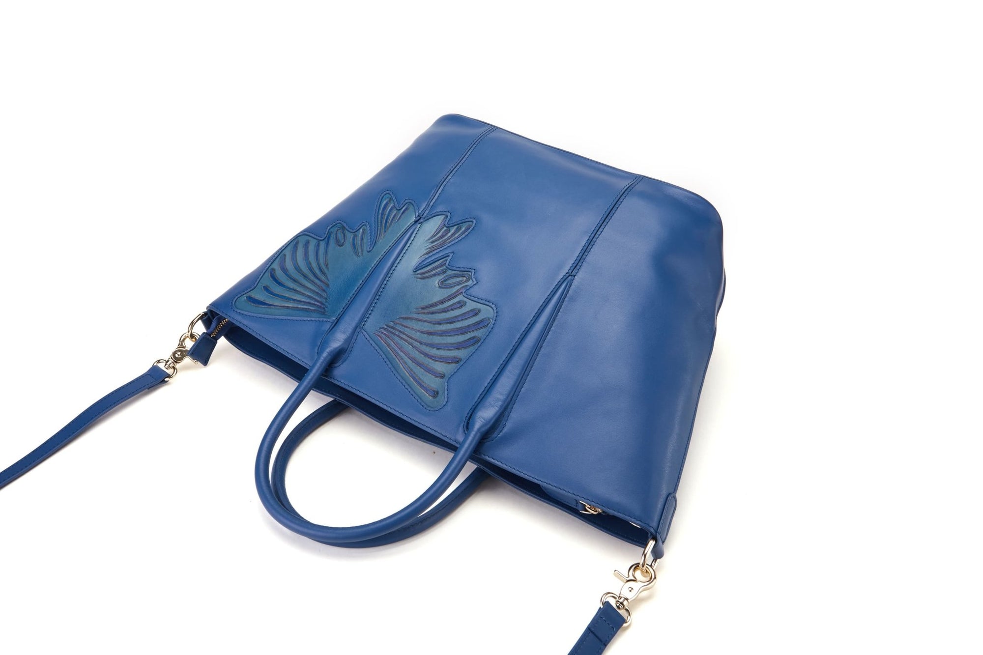 Unique Purses Butterfly Blue Top Handle - Bellorita