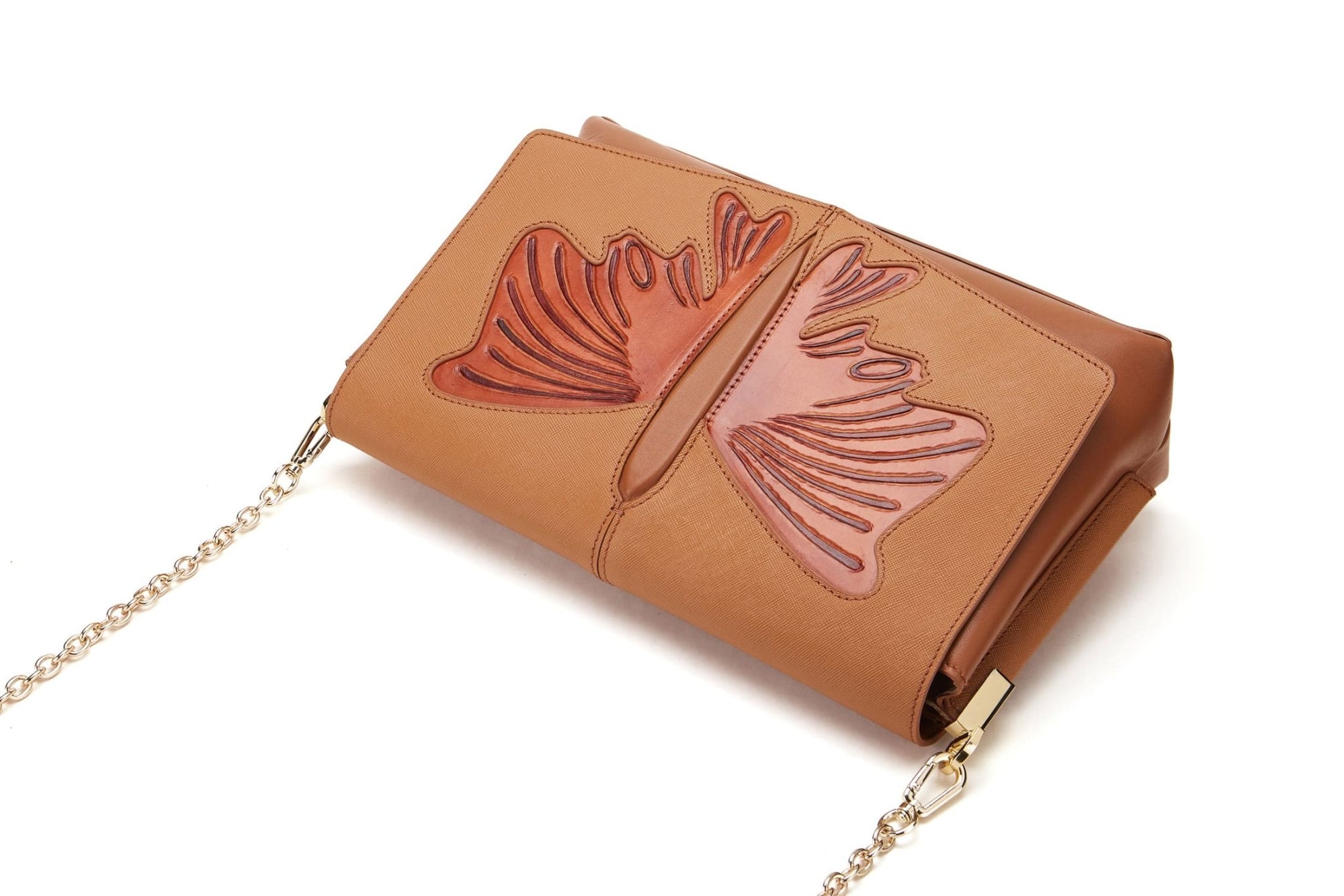 Unique Purses Butterfly Brown Crossbody - Bellorita