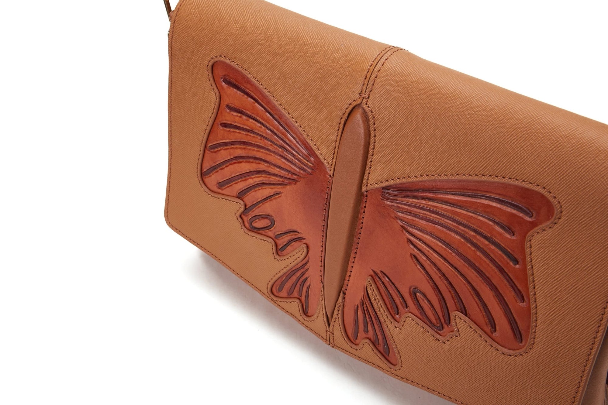 Unique Purses Butterfly Brown Crossbody - Bellorita