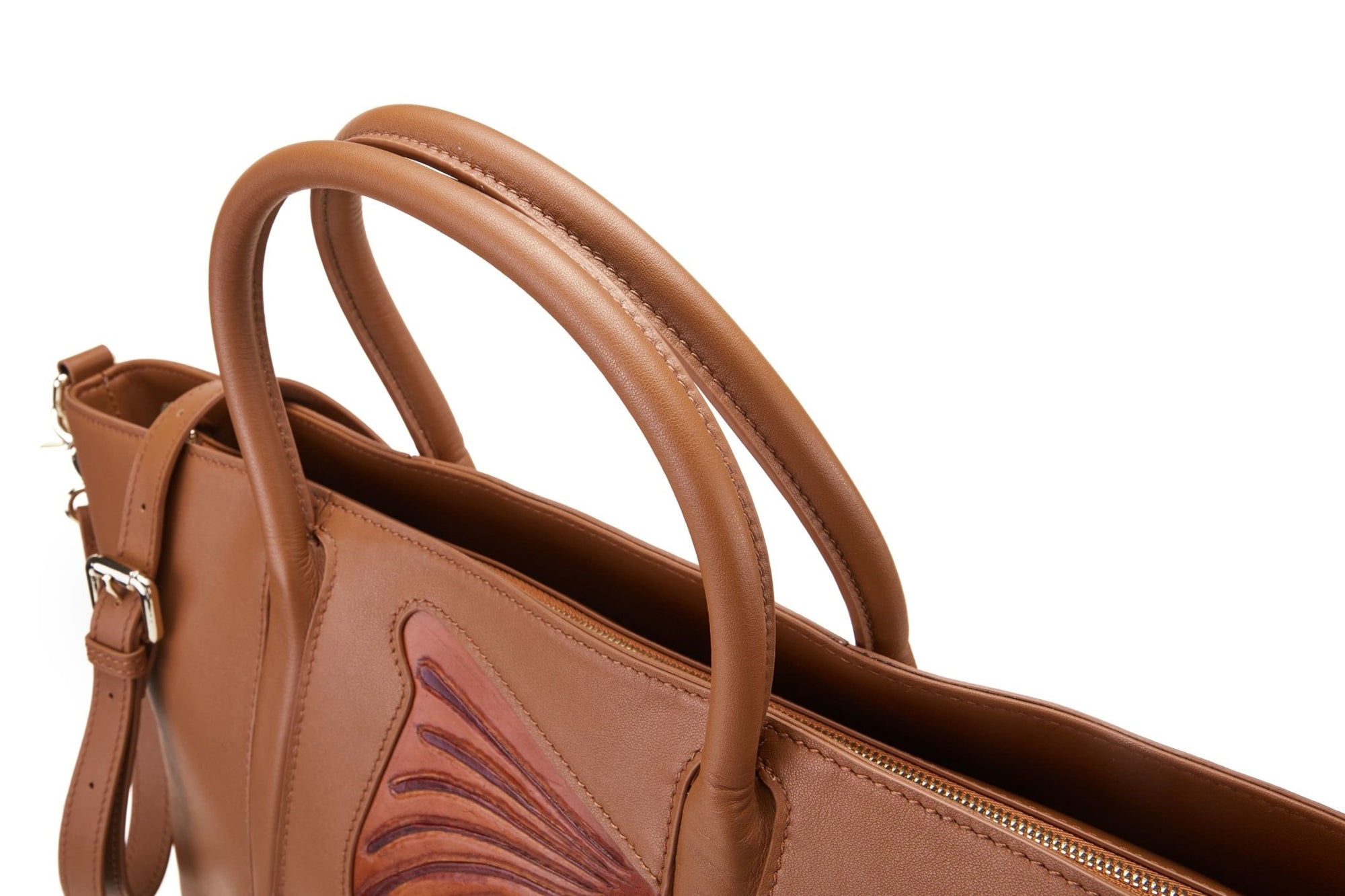 Unique Purses Butterfly Brown Top Handle - Bellorita