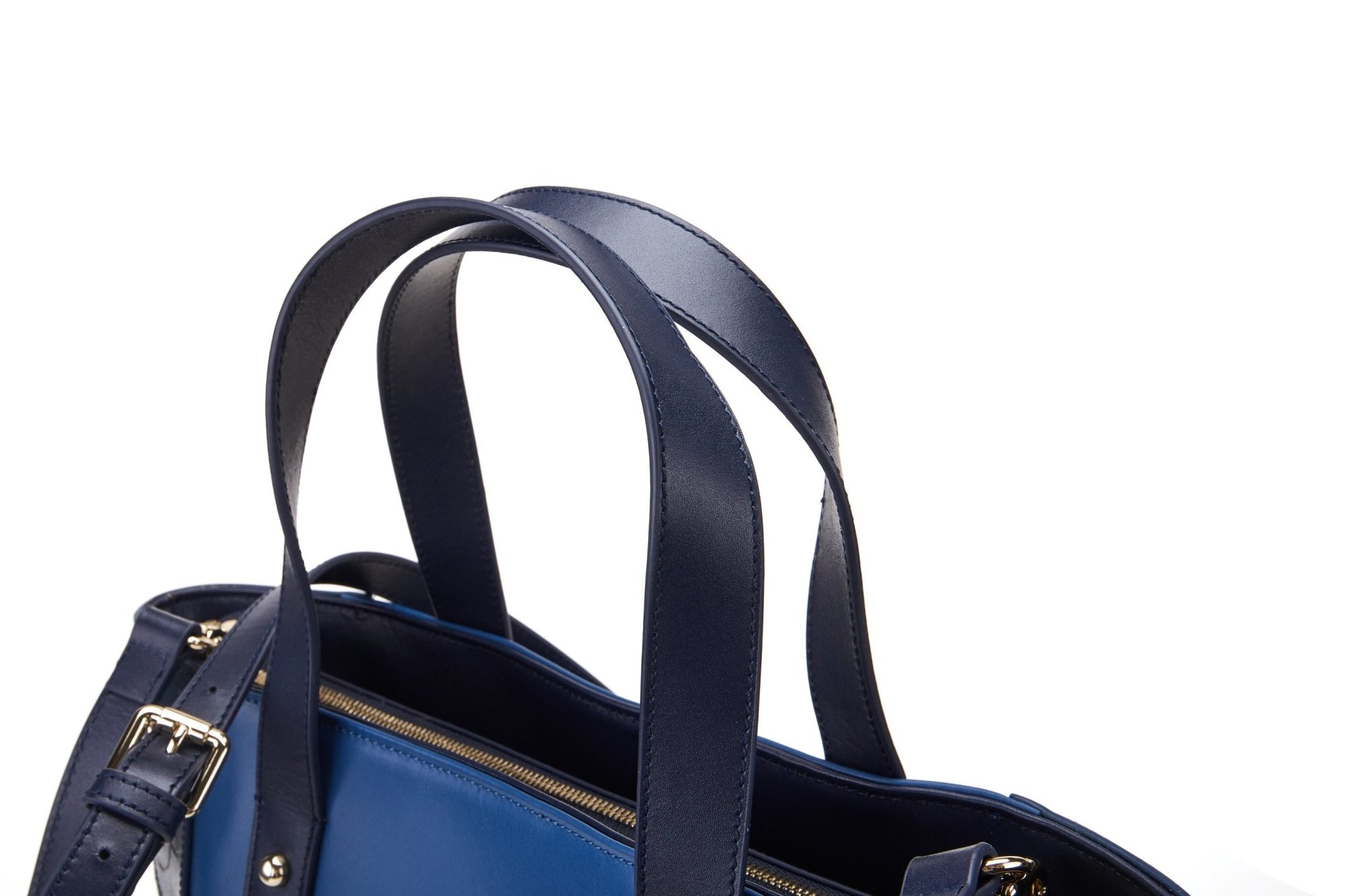 Unique Purses Carp Blue Top Handle - Bellorita