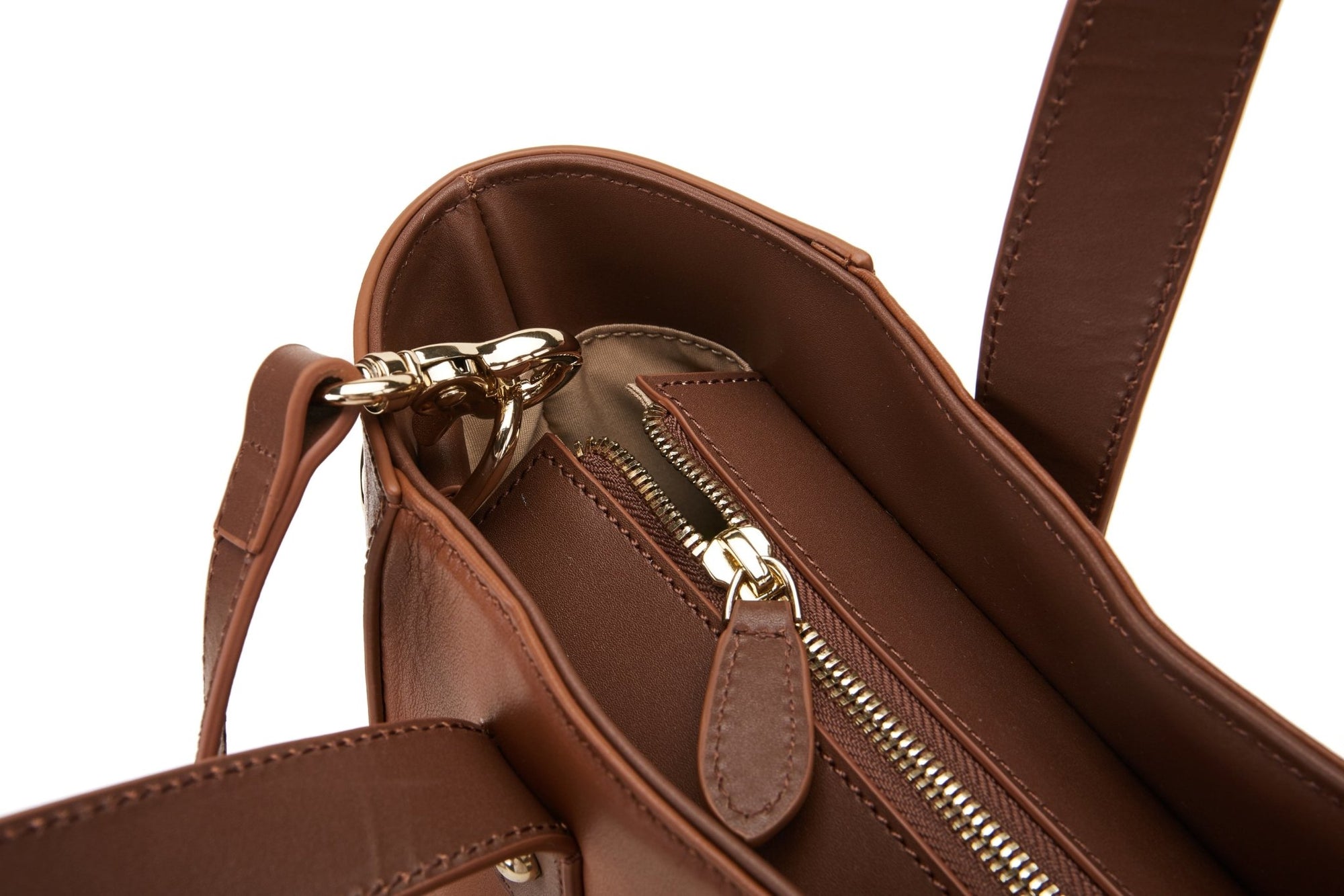 Unique Purses Carp Brown Top Handle - Bellorita