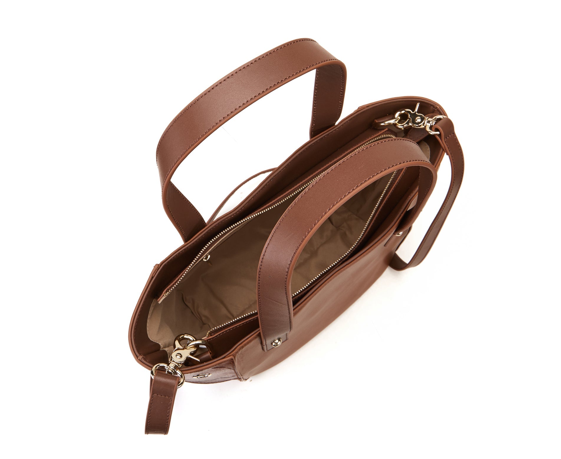 Unique Purses Carp Brown Top Handle - Bellorita