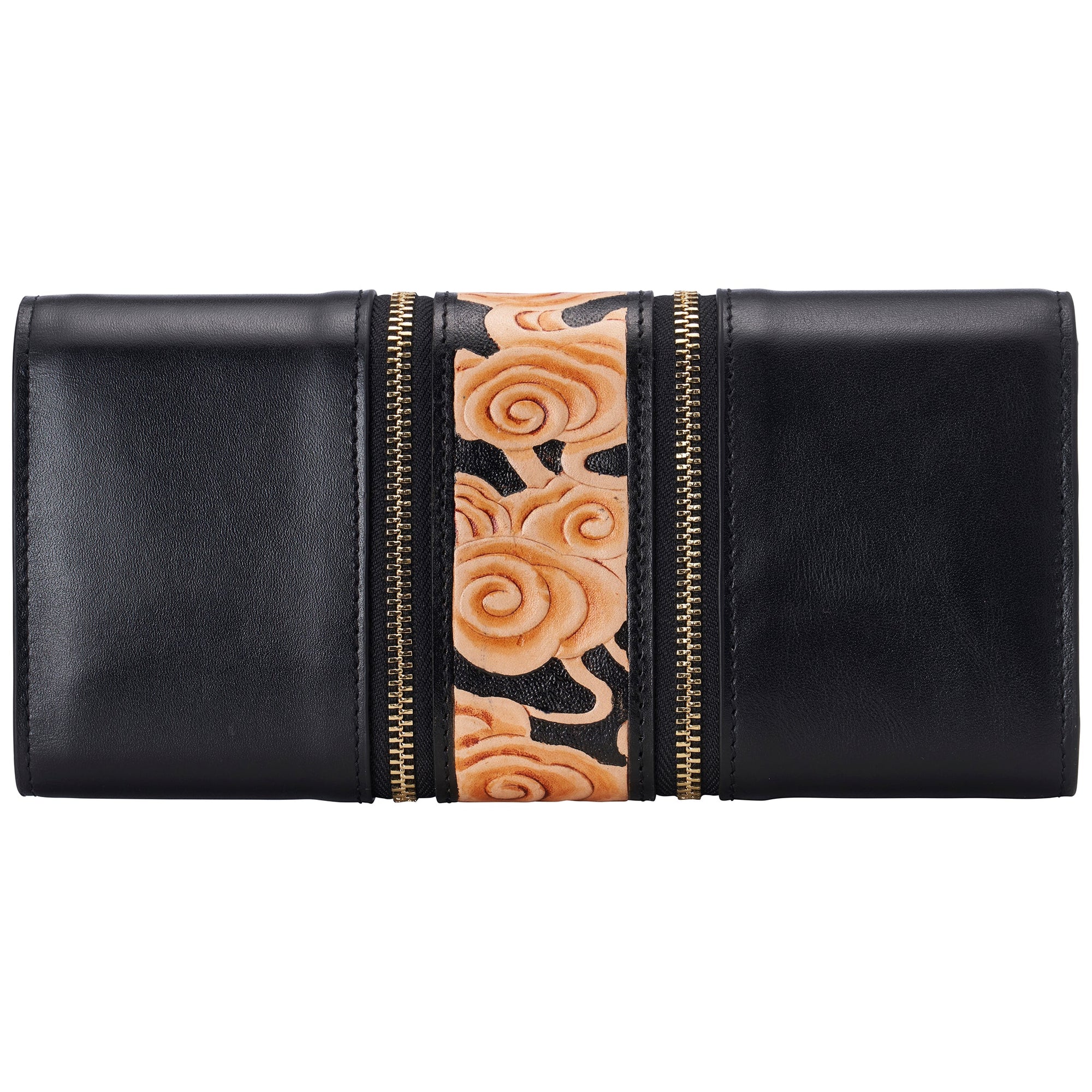Unique Purses Cloud Black Continental Wallet - Bellorita