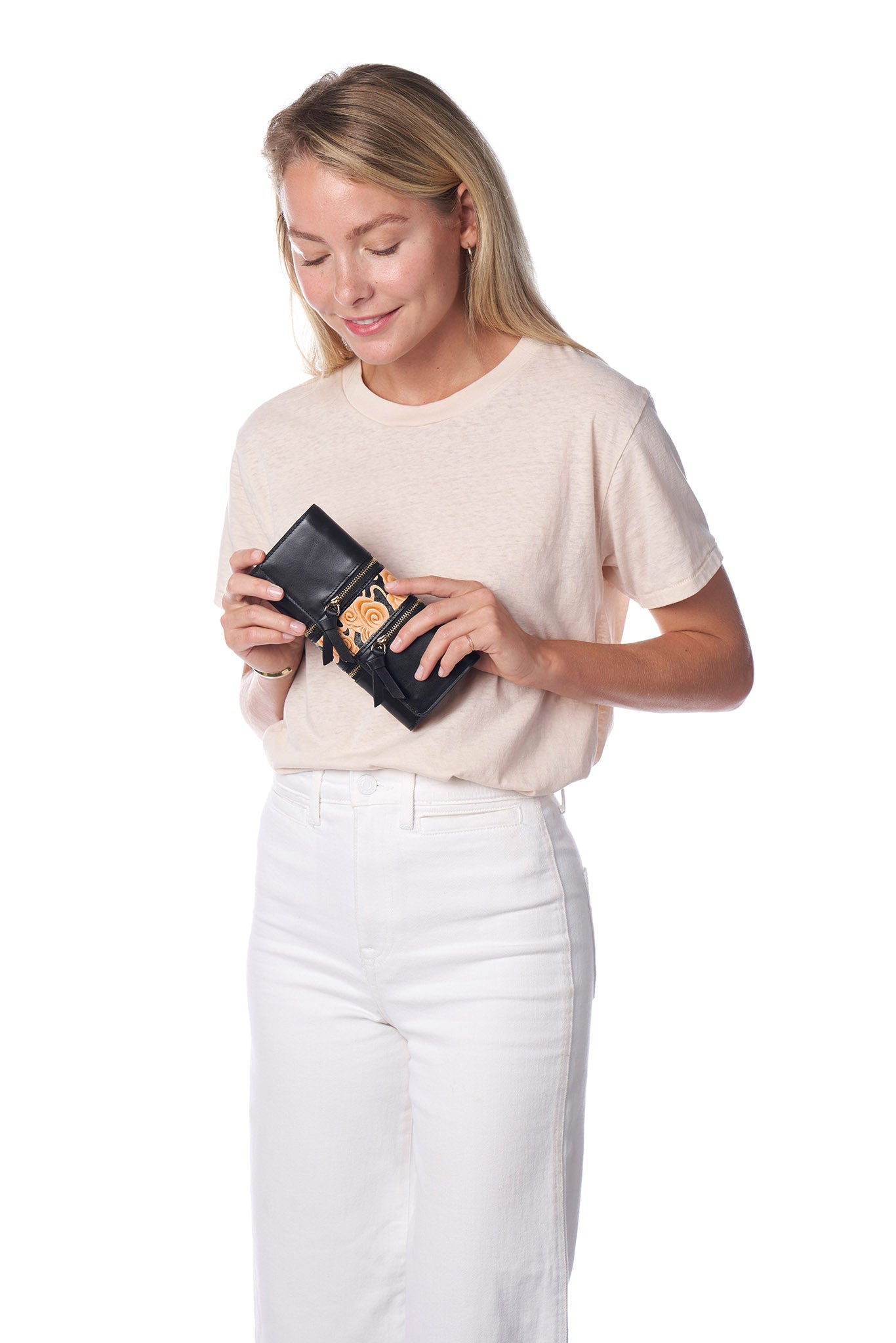 Unique Purses Cloud Black Continental Wallet - Bellorita