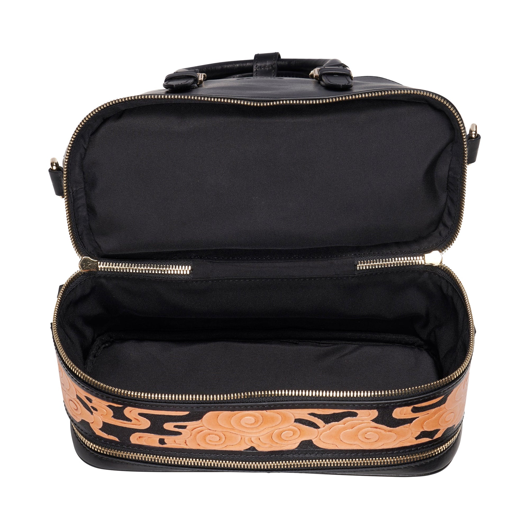 Unique Purses Cloud Black Small Satchel - Bellorita