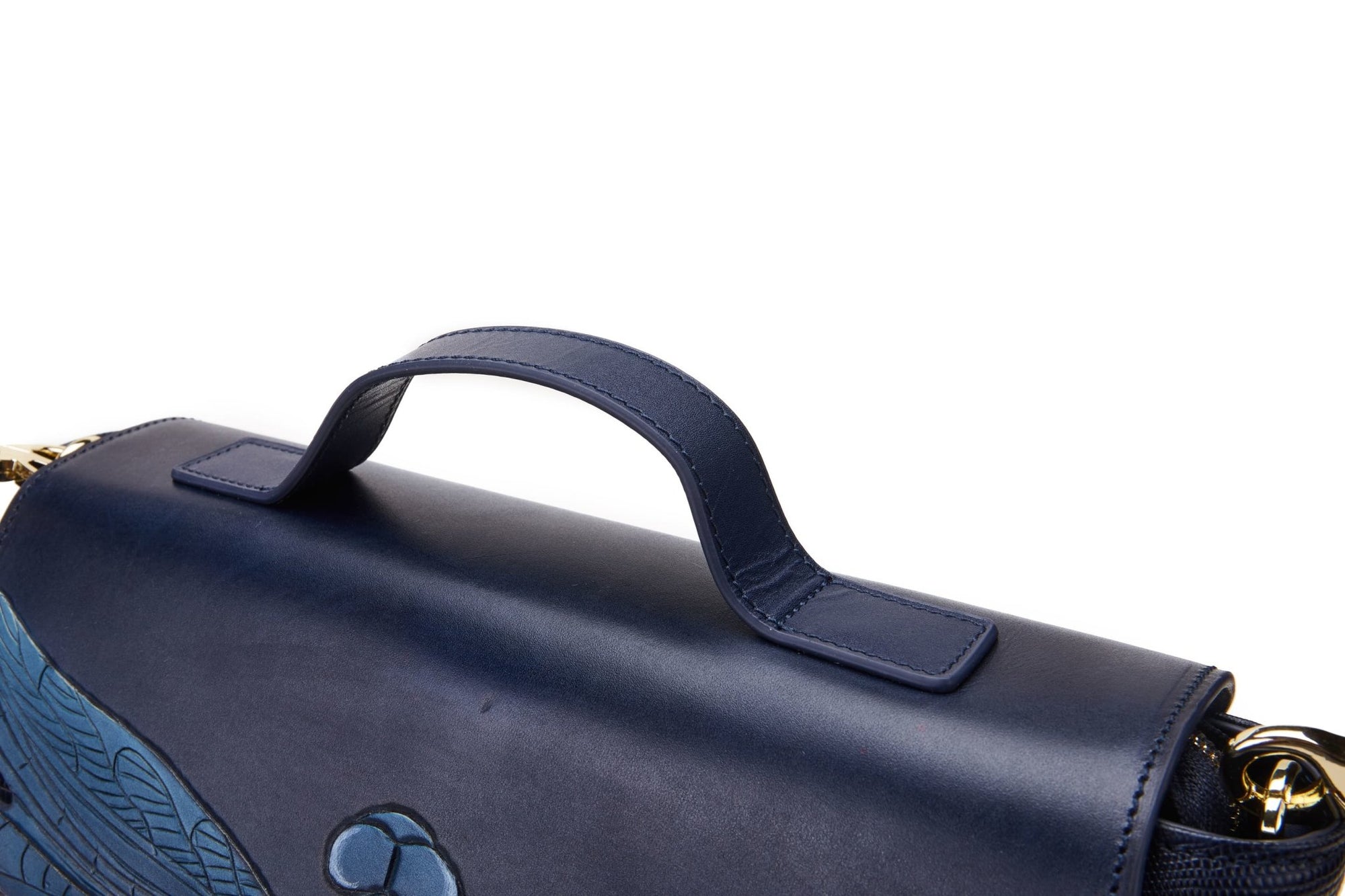 Unique Purses Dragonfly Blue Satchel - Bellorita