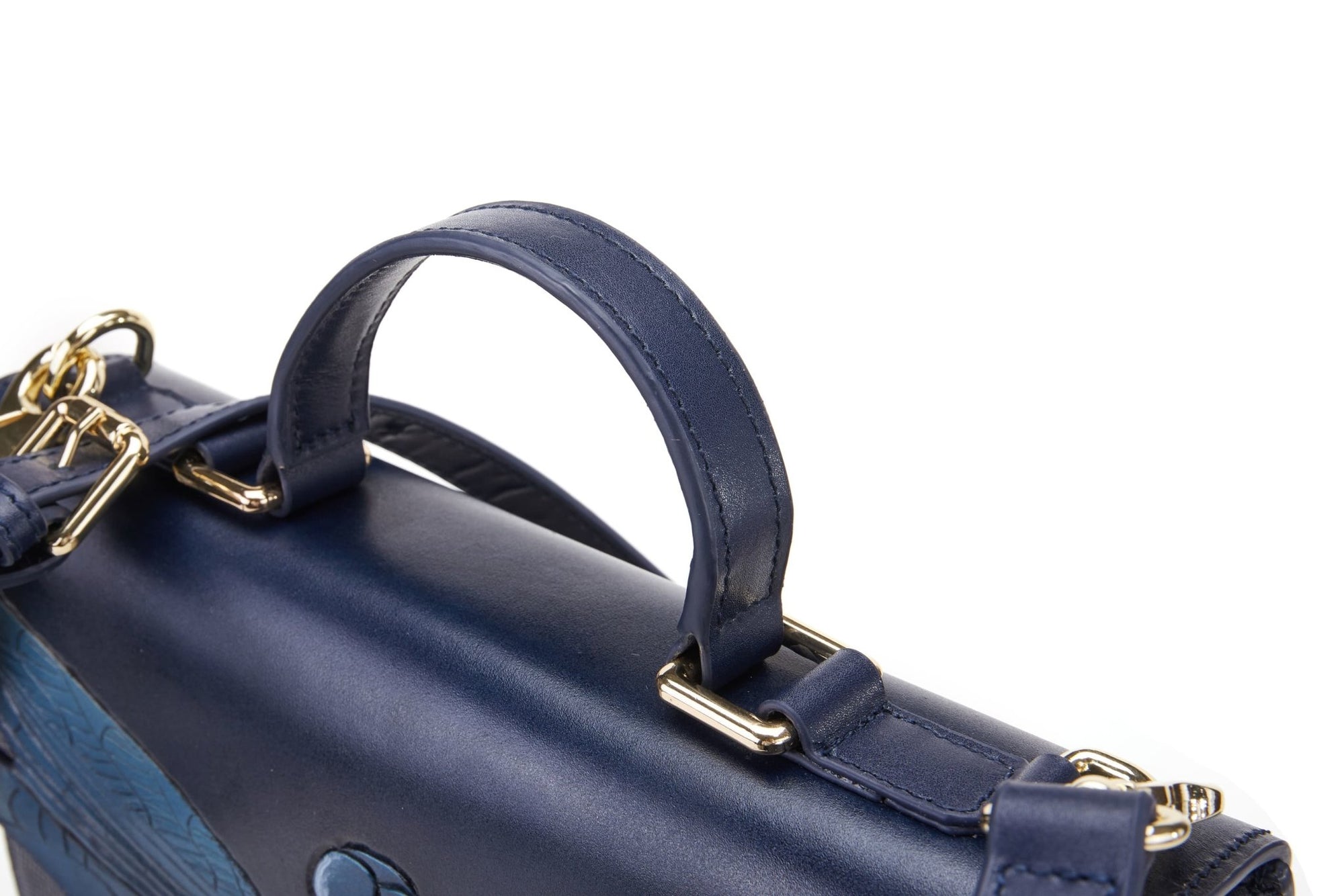 Unique Purses Dragonfly Blue Top Handle - Bellorita