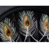 Unique Purses Feather Black Shoulder Bag - Bellorita