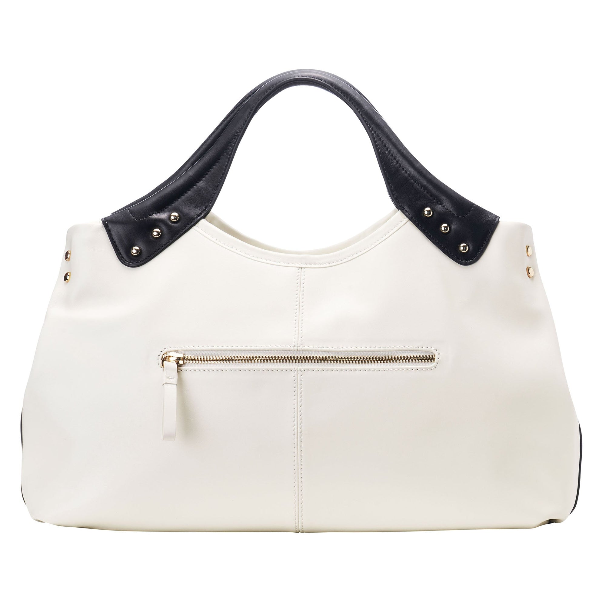 Unique Purses Feather White Tote - Bellorita