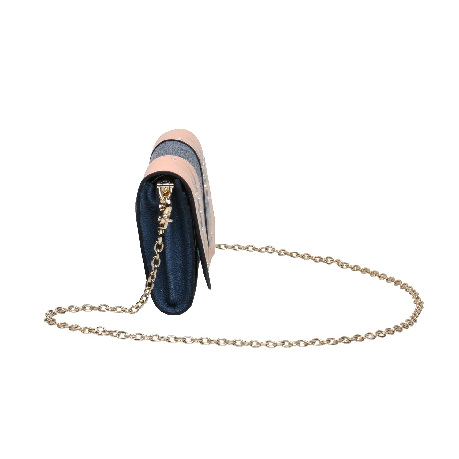 Unique Purses Koi Blue Crossbody Clutch - Bellorita