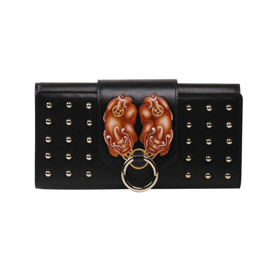 PX (PiXiu) Black Continental Wallet