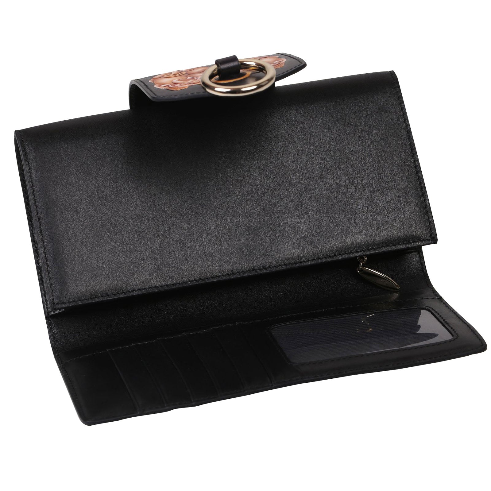 PX (PiXiu) Black Continental Wallet | Unique Purse - Bellorita