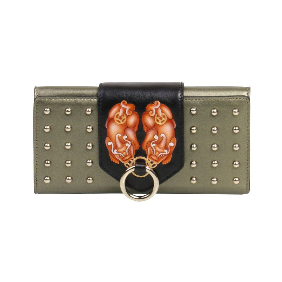 PX (PiXiu) Green Continental Wallet