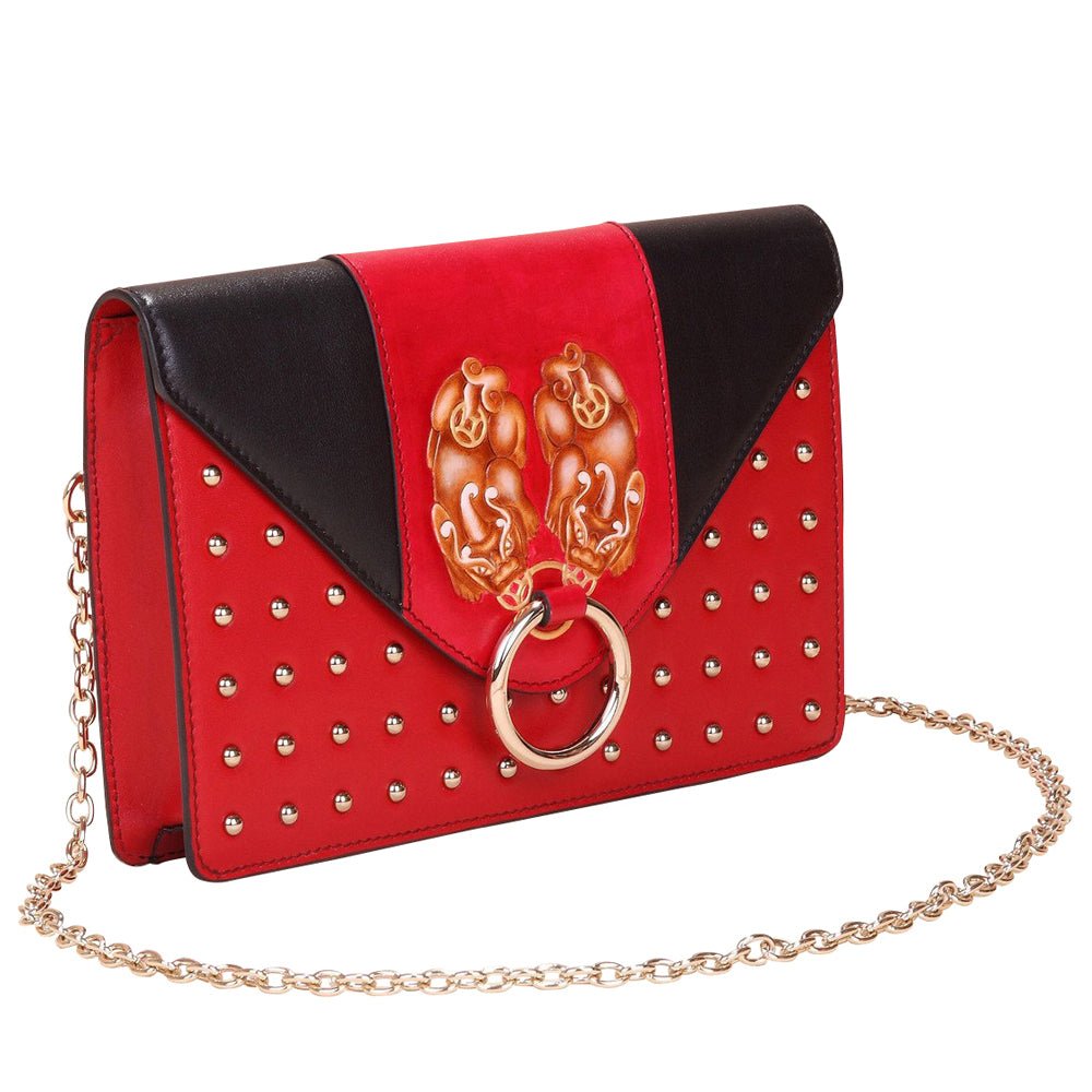 Unique Purses PX (PiXiu) Red Crossbody Clutch - Bellorita