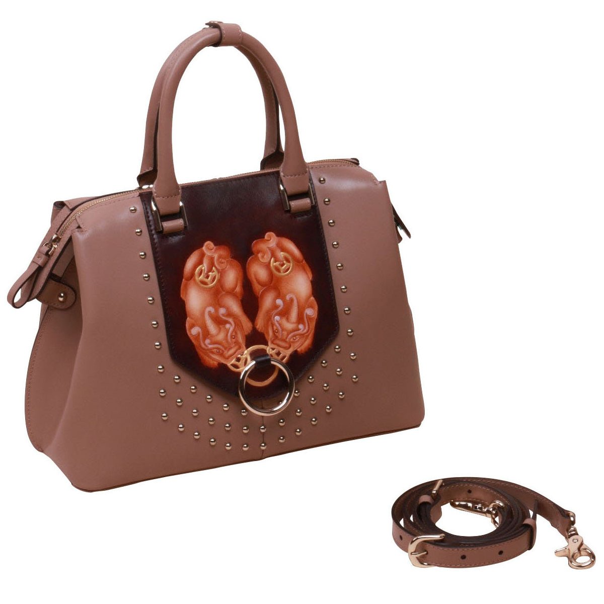 Unique Purses PX (PiXiu) Small Brown Satchel - Bellorita