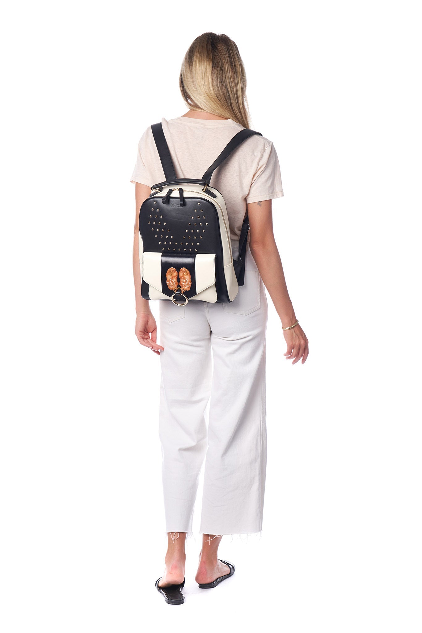 Unique Purses PX (PiXiu) White Backpack - Bellorita