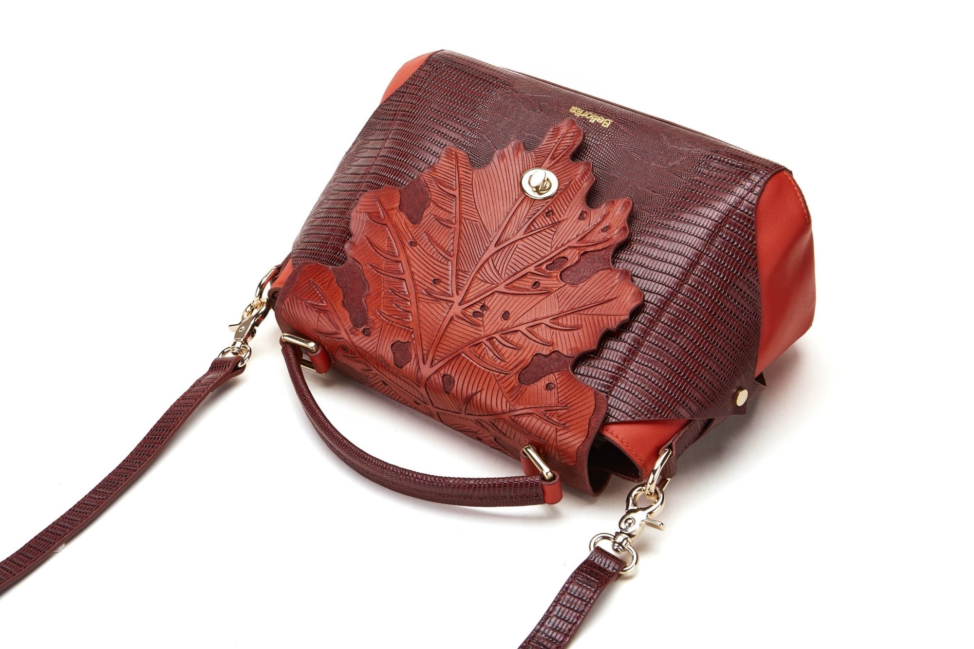 Unique Purses Sycamore Red Satchel - Bellorita