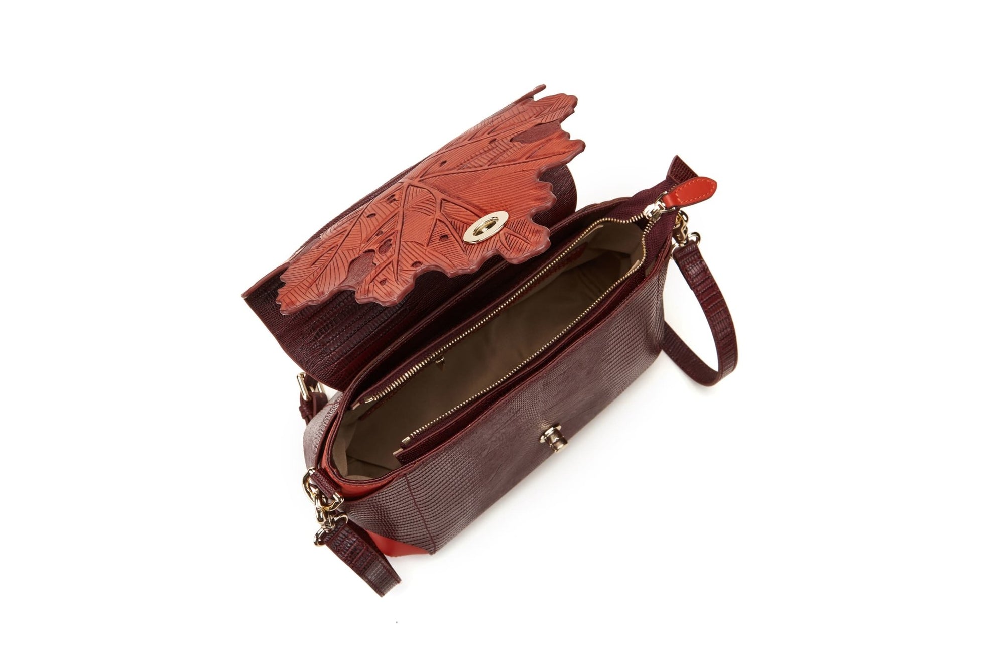 Unique Purses Sycamore Red Satchel - Bellorita