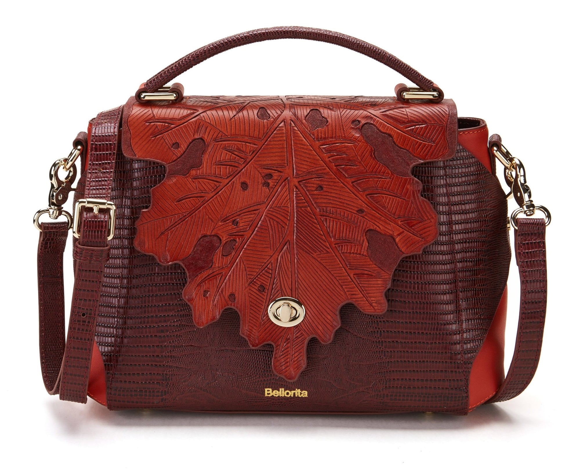 Unique Purses Sycamore Red Satchel - Bellorita