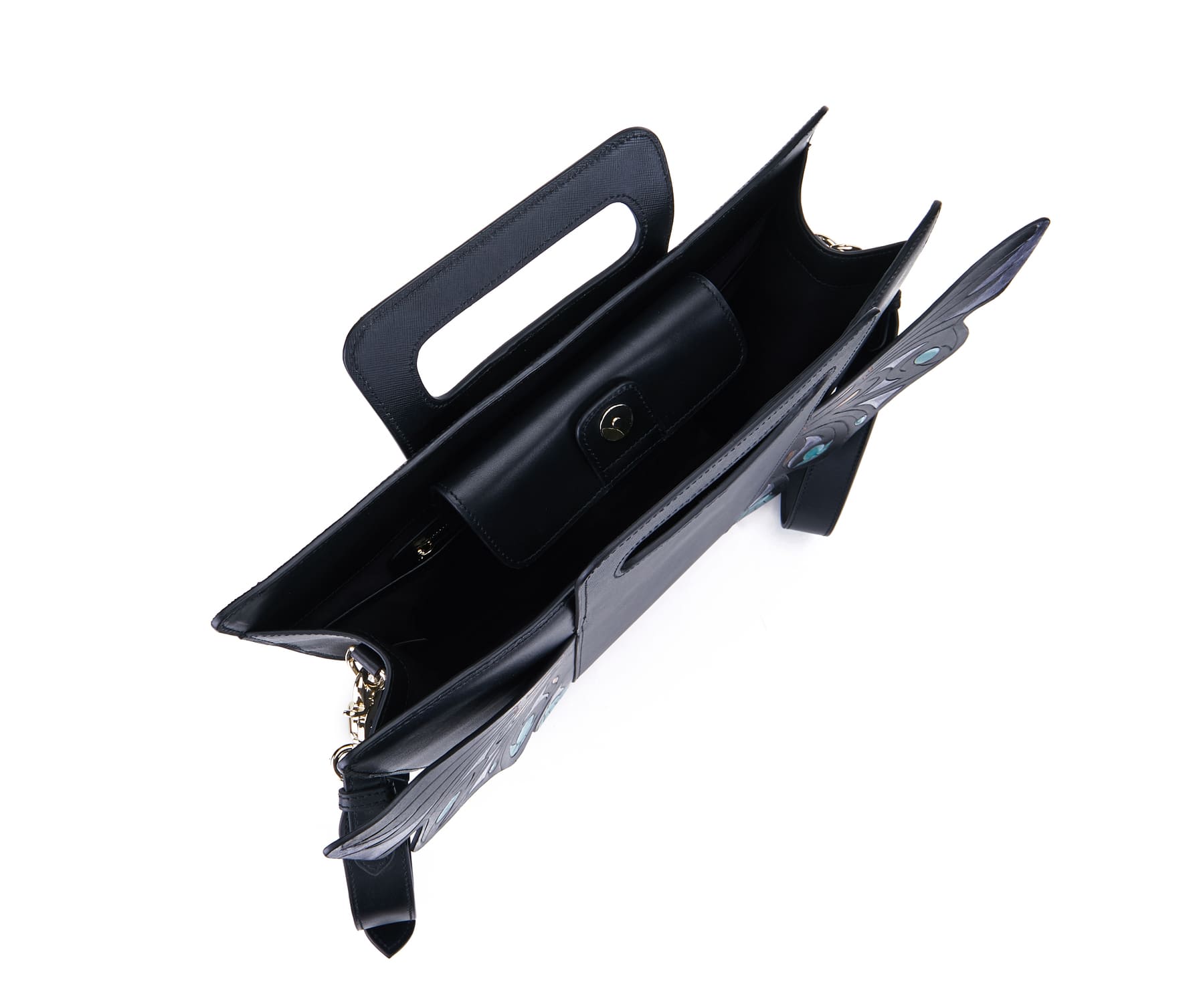 Unique Purses Wings Black Crossbody - Bellorita