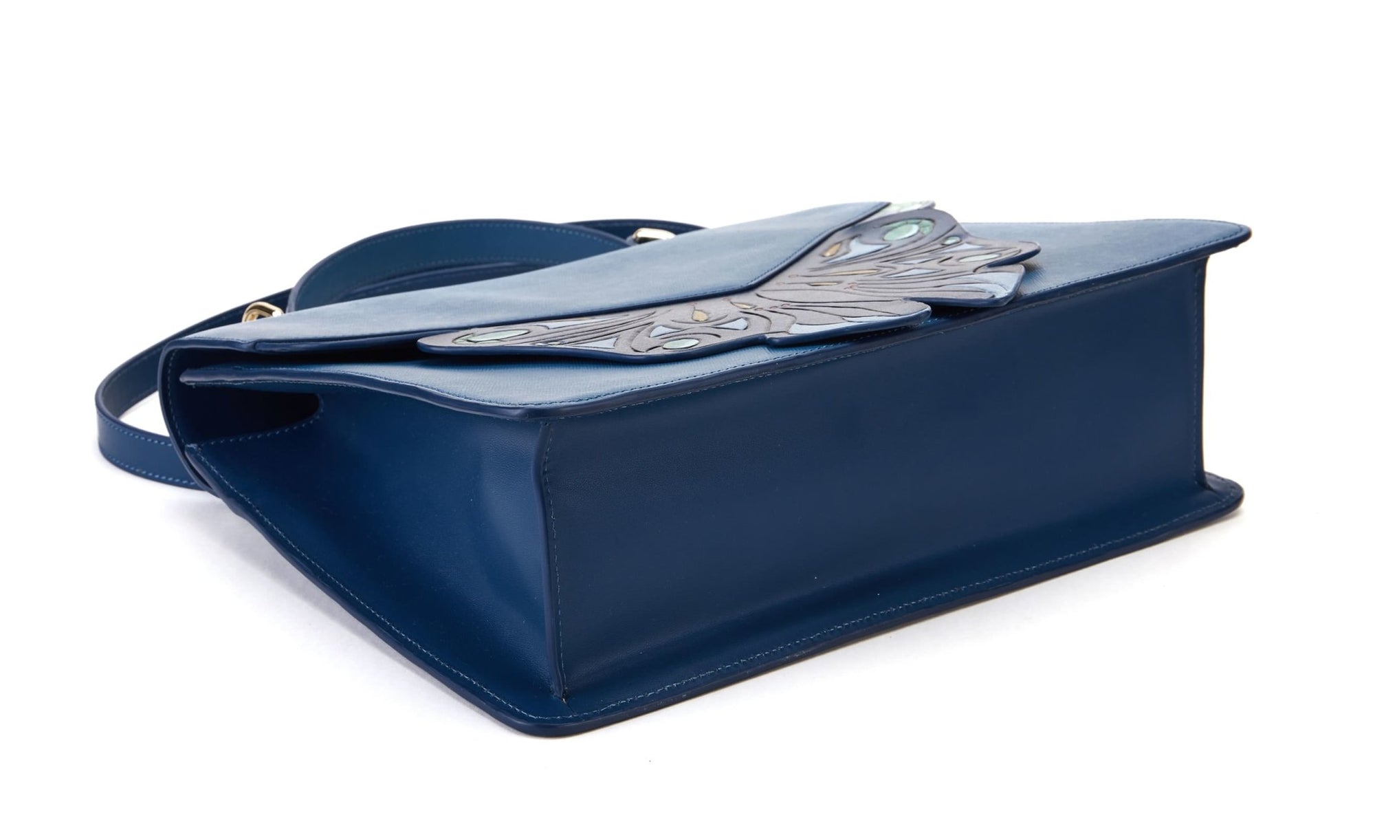 Unique Purses Wings Blue Shoulder Bag - Bellorita