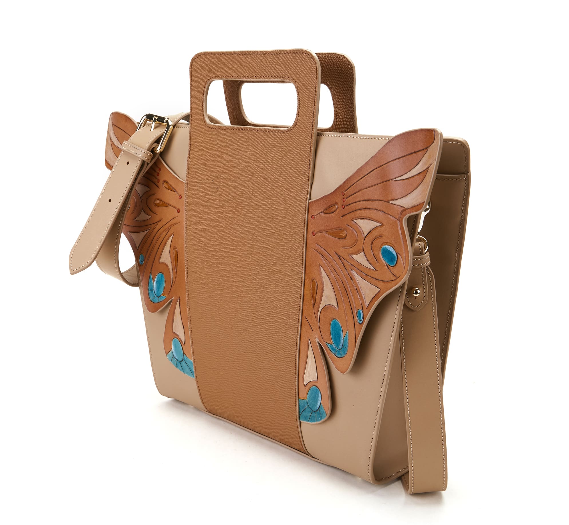 Unique Purses Wings Brown Crossbody - Bellorita